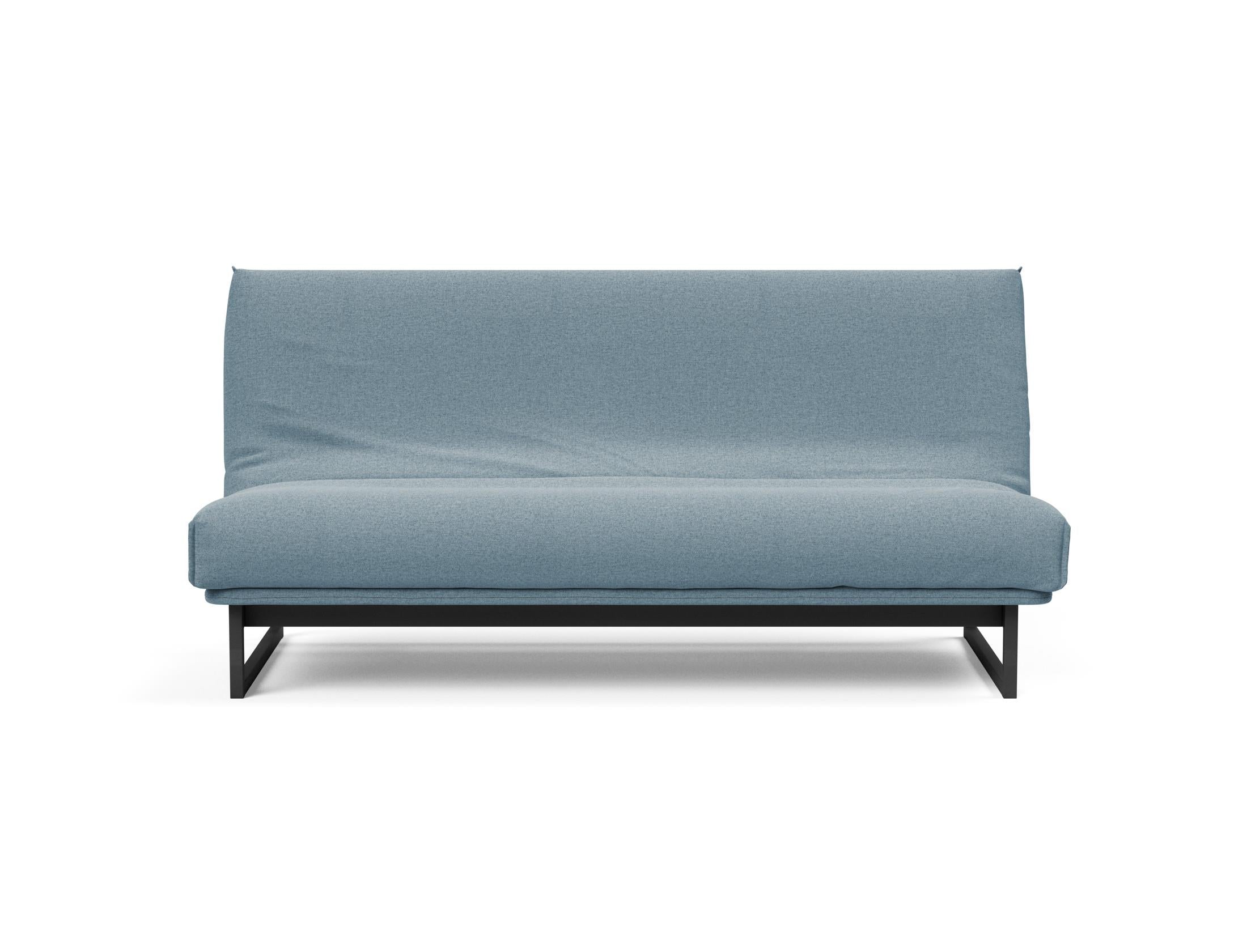 Fraction 140 Bettsofa Nordic Cover: Stilvolles Schlafsofa mit hochwertiger Soft Spring Federung, perfekt für gemütliche Nächte und modernes Interieur.