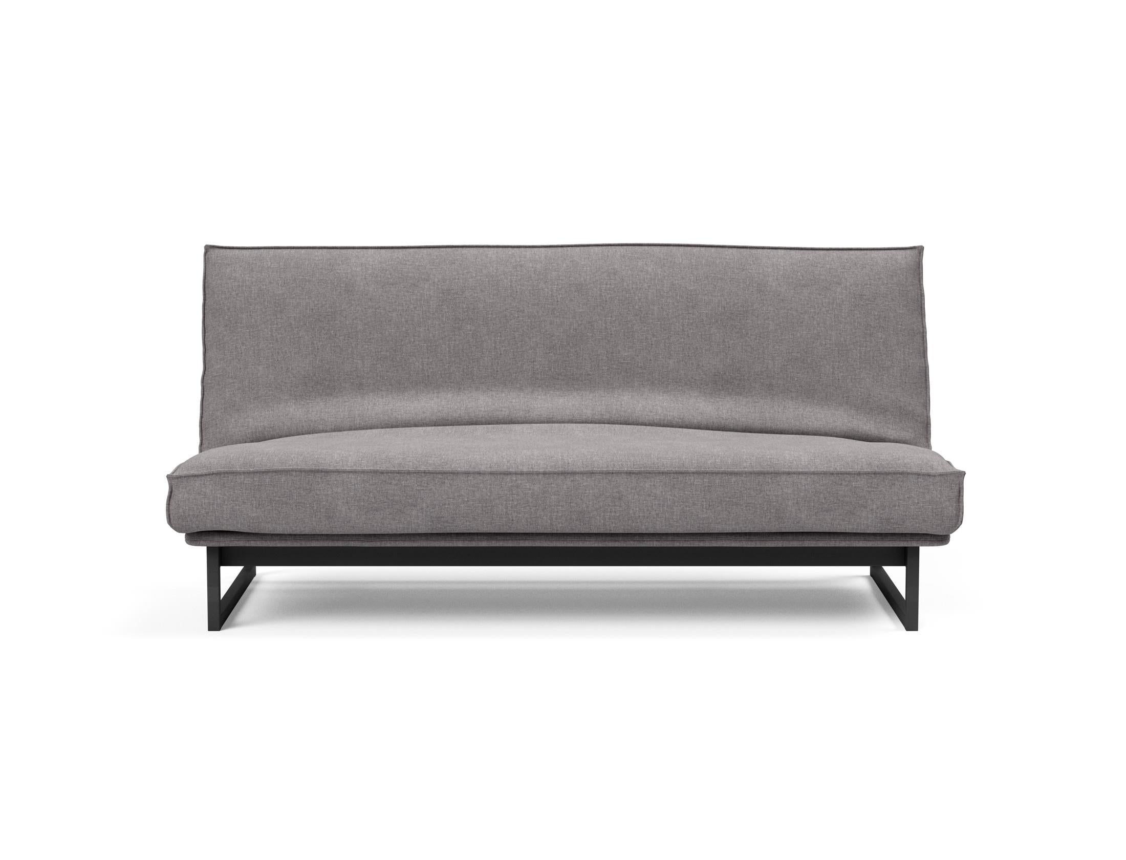 Fraction 140 Bettsofa Sharp Plus: stilvolles Sofa mit Soft Spring Bezug, perfekt für multifunktionale Räume und entspannende Nächte.