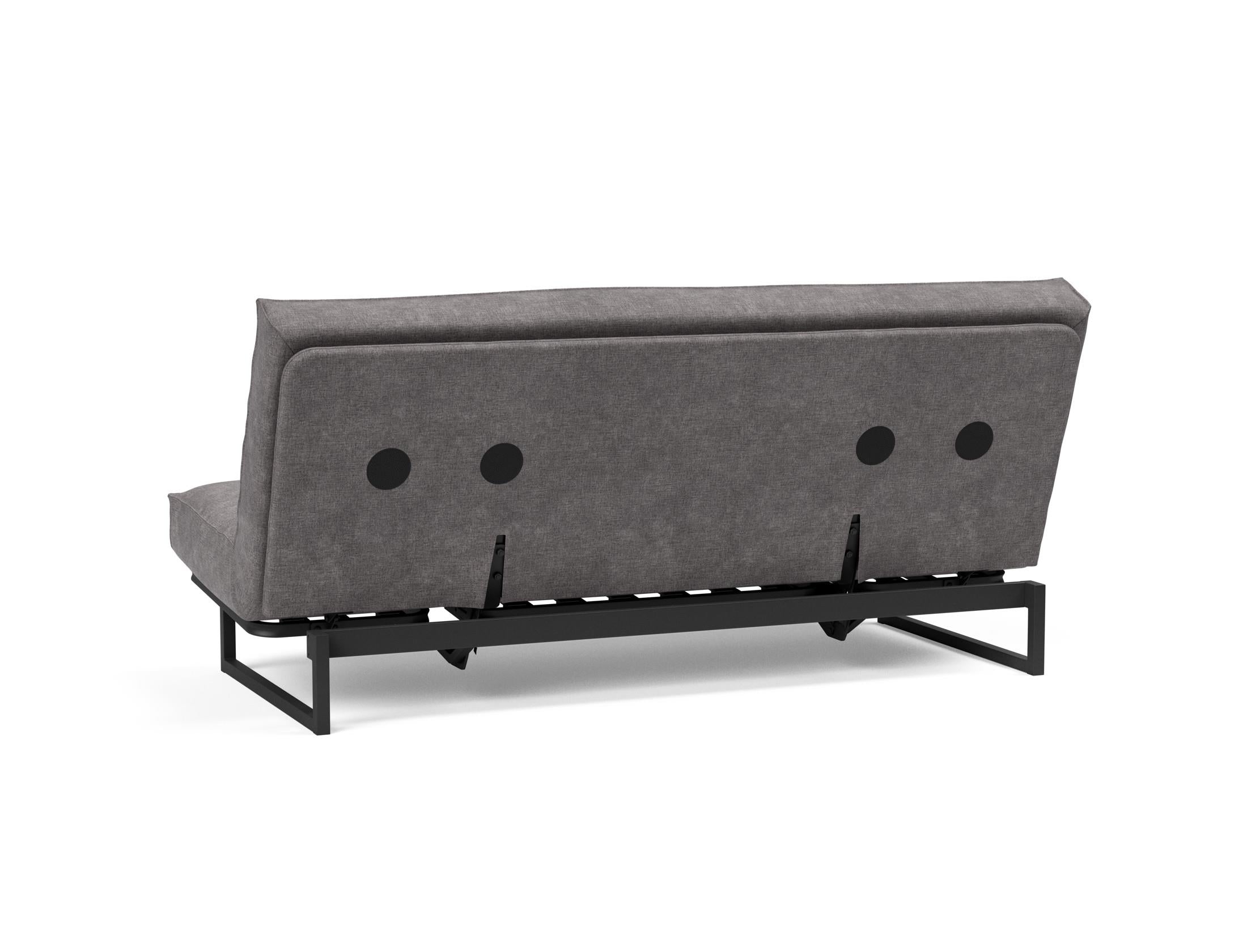 Erleben Sie das Fraction 140 Bettsofa Sharp Plus Cover Soft Spring von Innovation Living – eine stilvolle Lösung für Komfort und Funktionalität in jedem Raum.