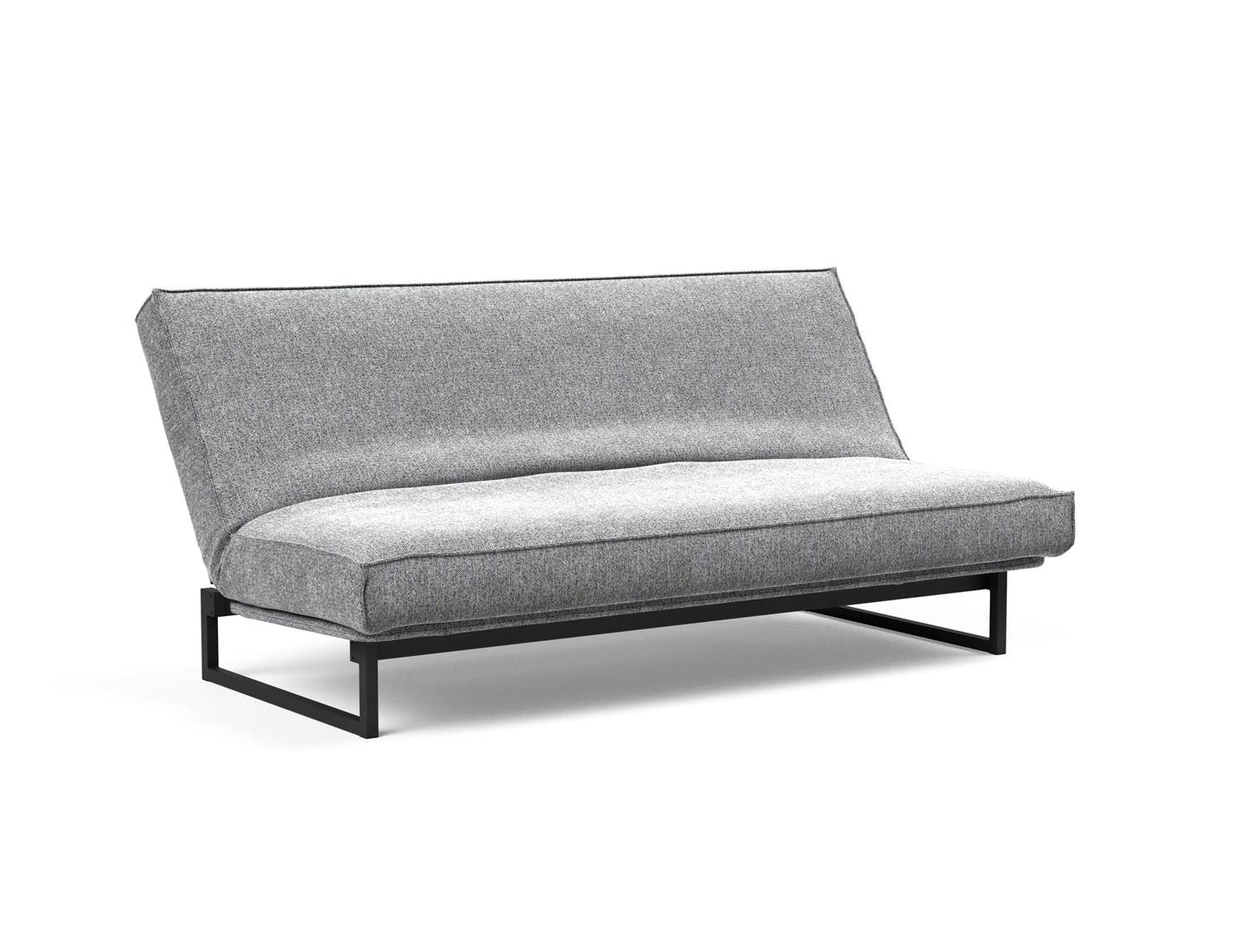 Fraction 140 Bettsofa Sharp Plus: modernes Design mit Soft Spring Bezug, ideal für flexible Wohnräume und gemütliche Schlafgelegenheiten.