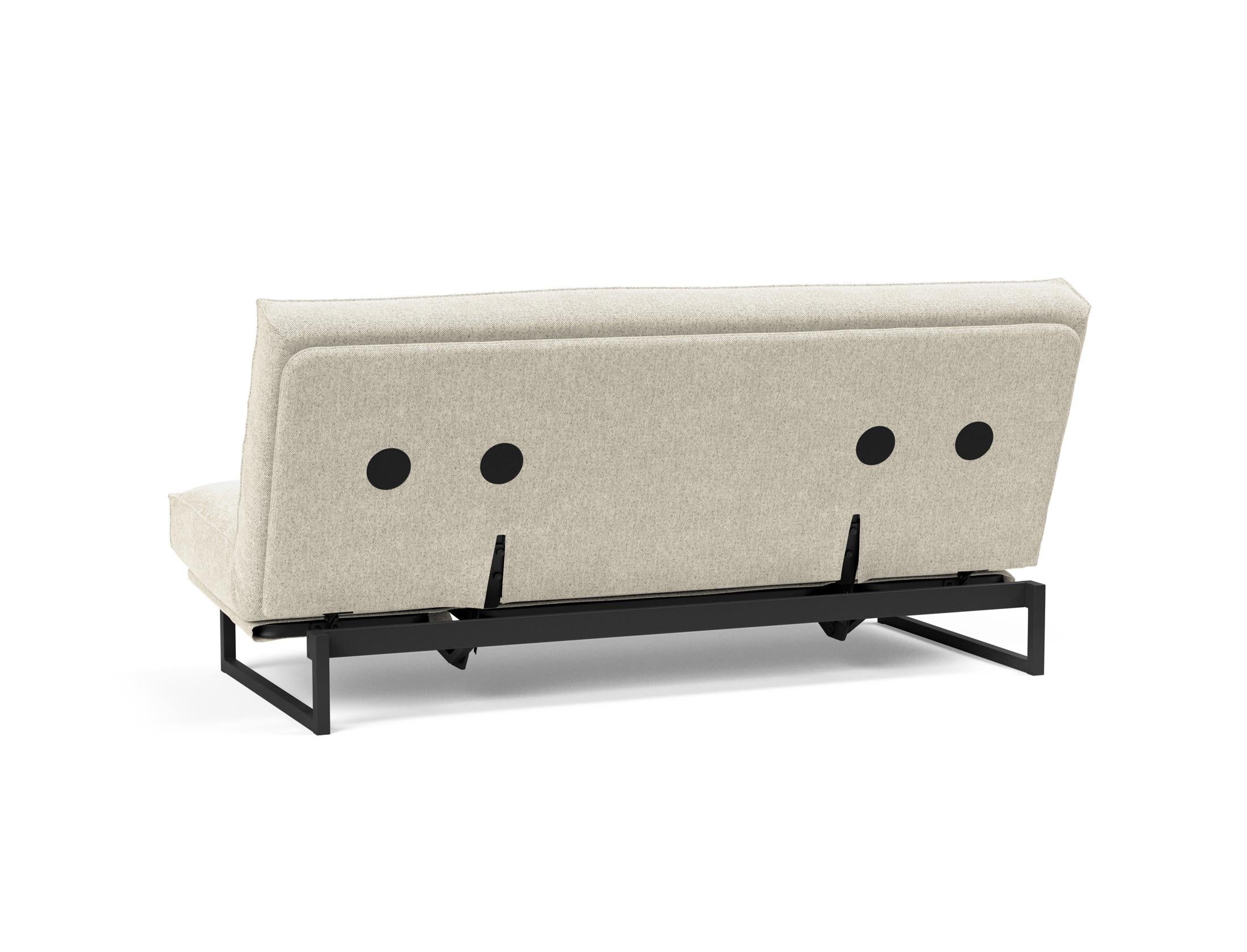 Fraction 140 Bettsofa Sharp Plus Cover: Modernes Design trifft auf höchsten Komfort. Ideal als Sofa und Gästebett für jeden Anlass!