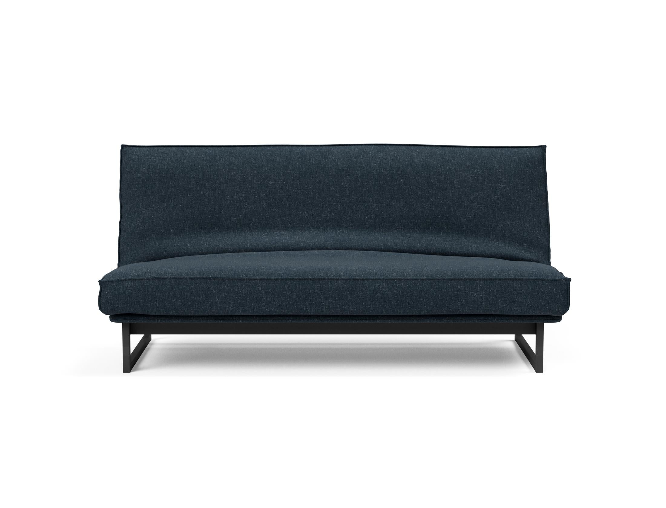 Fraction 140 Bettsofa Sharp Plus: stilvolles Sofa mit Soft Spring Bezug, perfekt für multifunktionale Räume und entspannende Nächte.