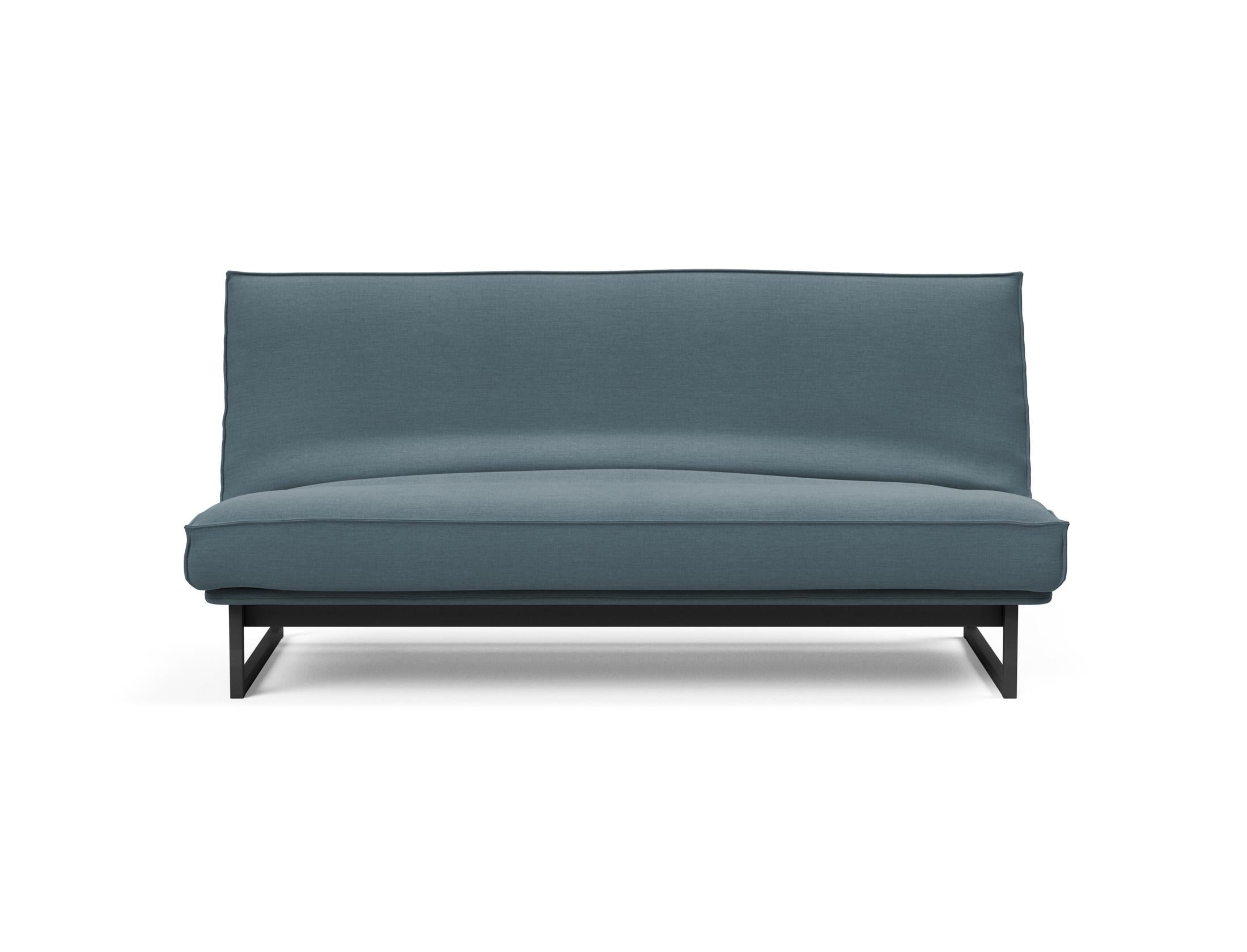 Fraction 140 Bettsofa Sharp Plus: stilvolles Sofa mit Soft Spring Bezug, perfekt für multifunktionale Räume und entspannende Nächte.