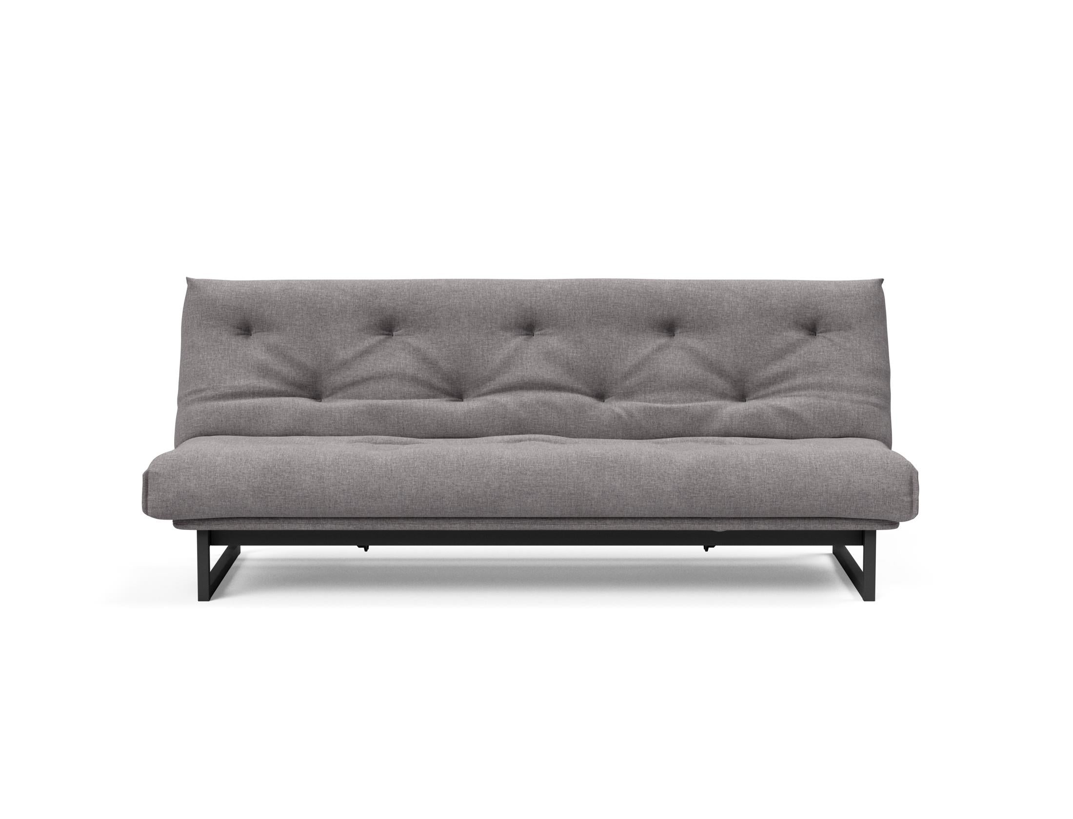 Fraction 120 Bettsofa Nordic: Elegantes Schlafsofa mit hochwertigem Soft Spring Bezug, perfekt für entspannte Nächte und modernes Wohndesign.