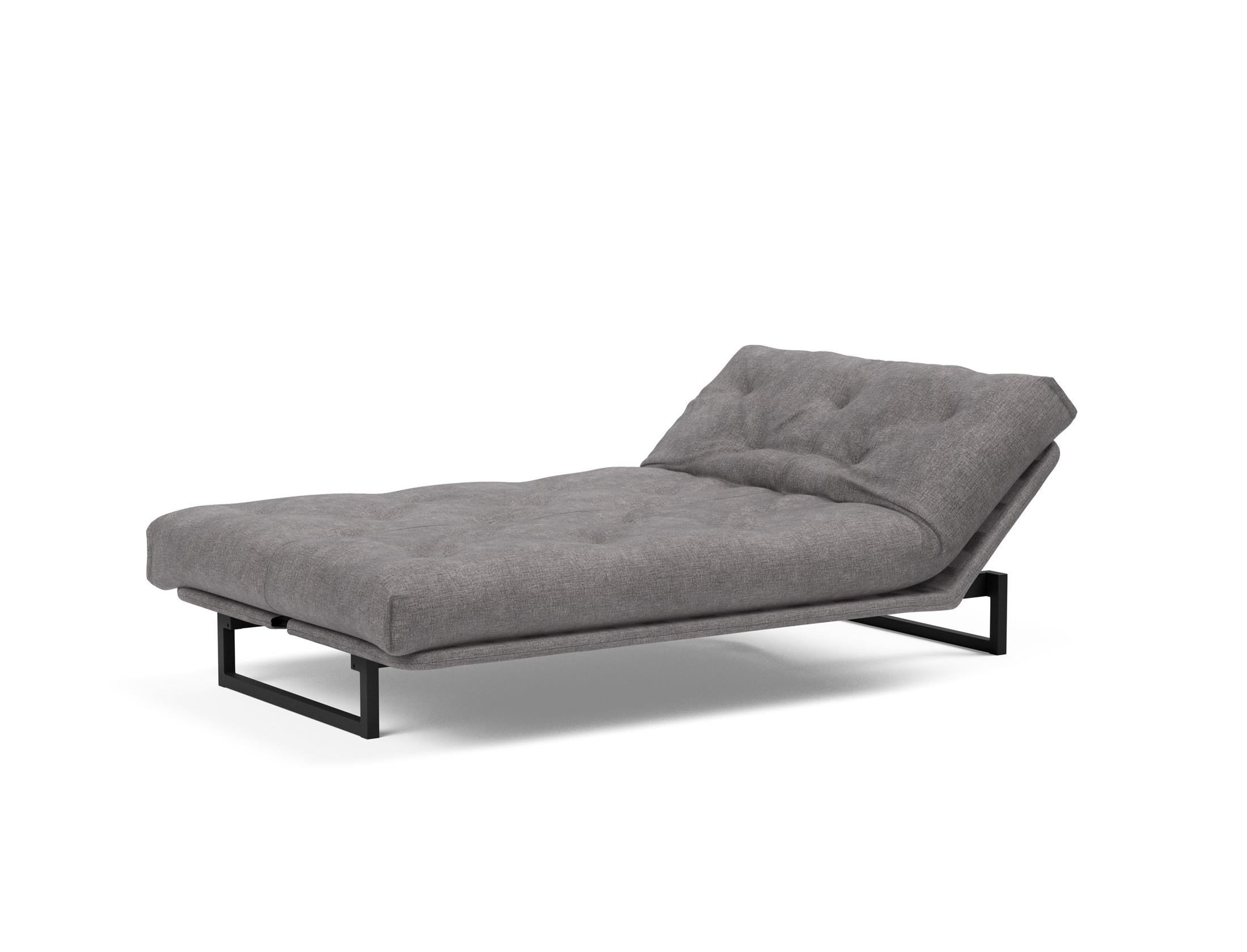 Fraction 120 Bettsofa Nordic: Elegantes Schlafsofa mit hochwertigem Soft Spring Bezug, perfekt für entspannte Nächte und modernes Wohndesign.