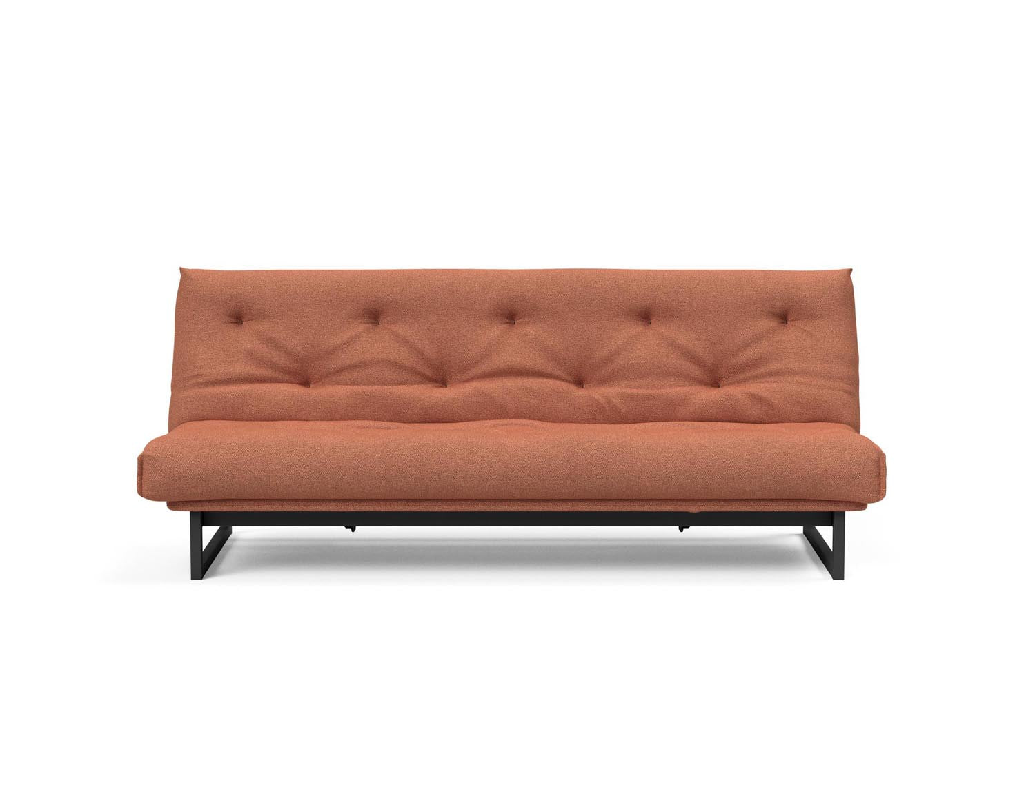 Fraction 120 Bettsofa Nordic: Elegantes Schlafsofa mit hochwertigem Soft Spring Bezug, perfekt für entspannte Nächte und modernes Wohndesign.