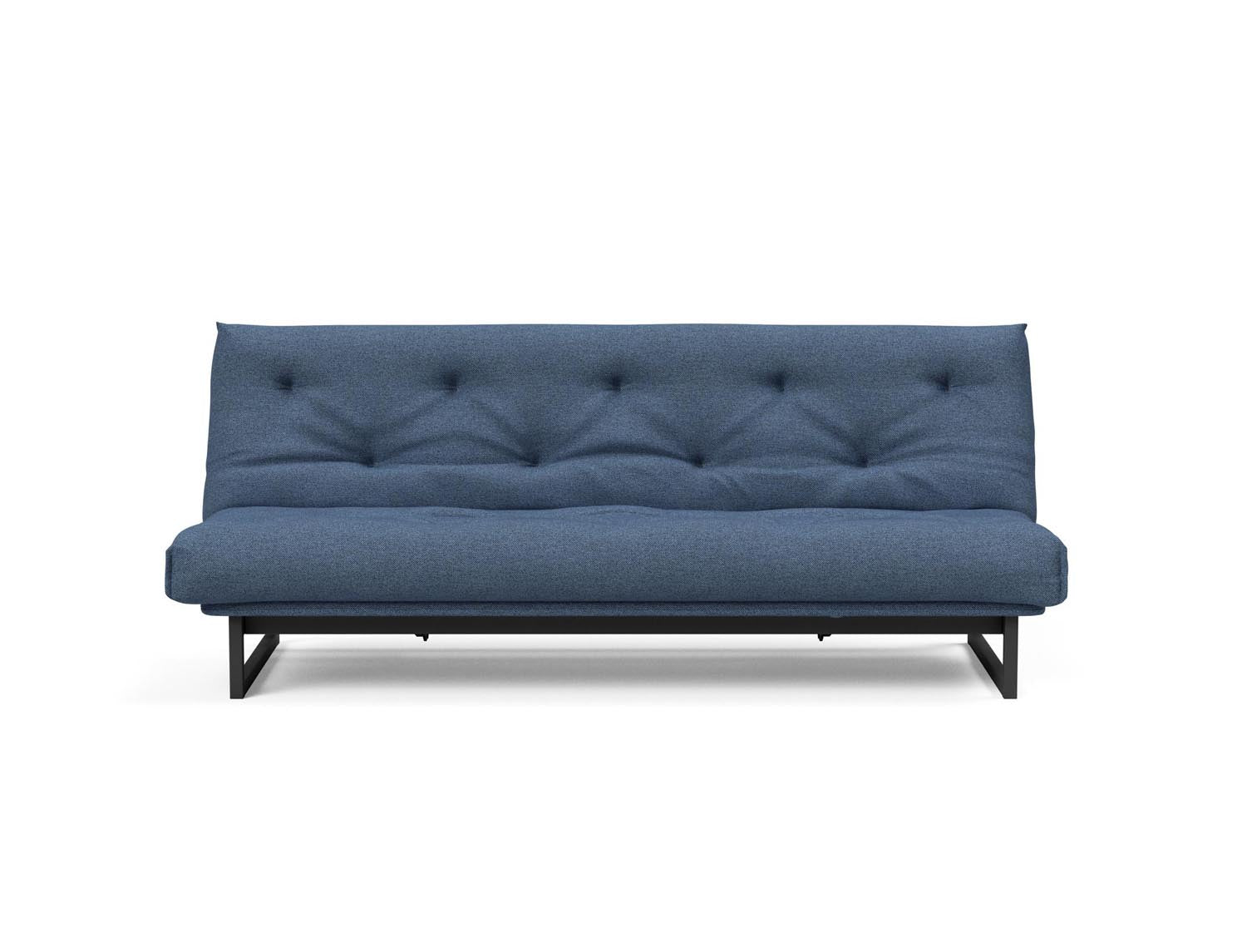 Fraction 120 Bettsofa Nordic: Elegantes Schlafsofa mit hochwertigem Soft Spring Bezug, perfekt für entspannte Nächte und modernes Wohndesign.