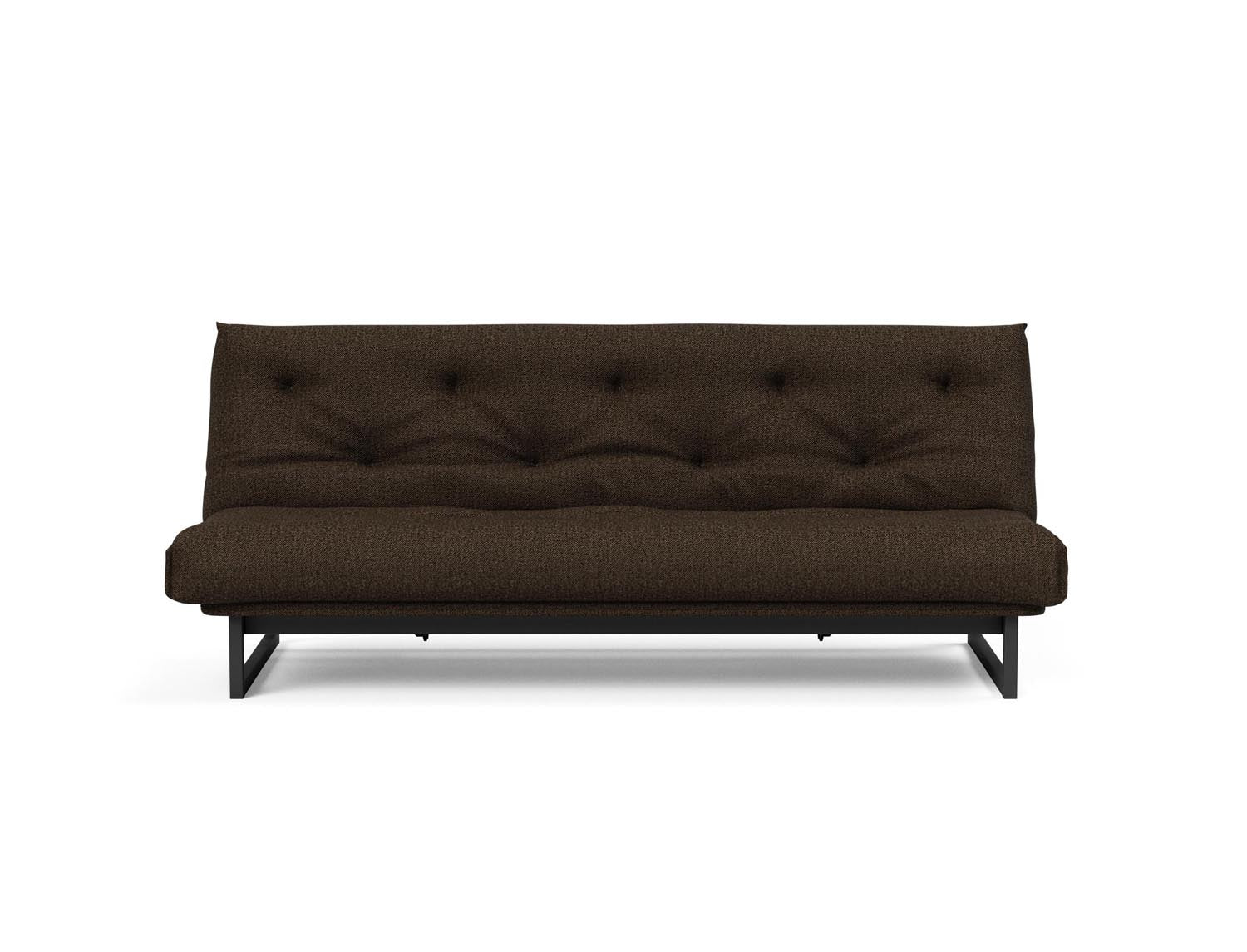 Fraction 120 Bettsofa Nordic: Stilvolles Schlafsofa mit weichem Soft Spring Bezug, ideal für gemütliche Nächte und zeitgemäße Einrichtung.