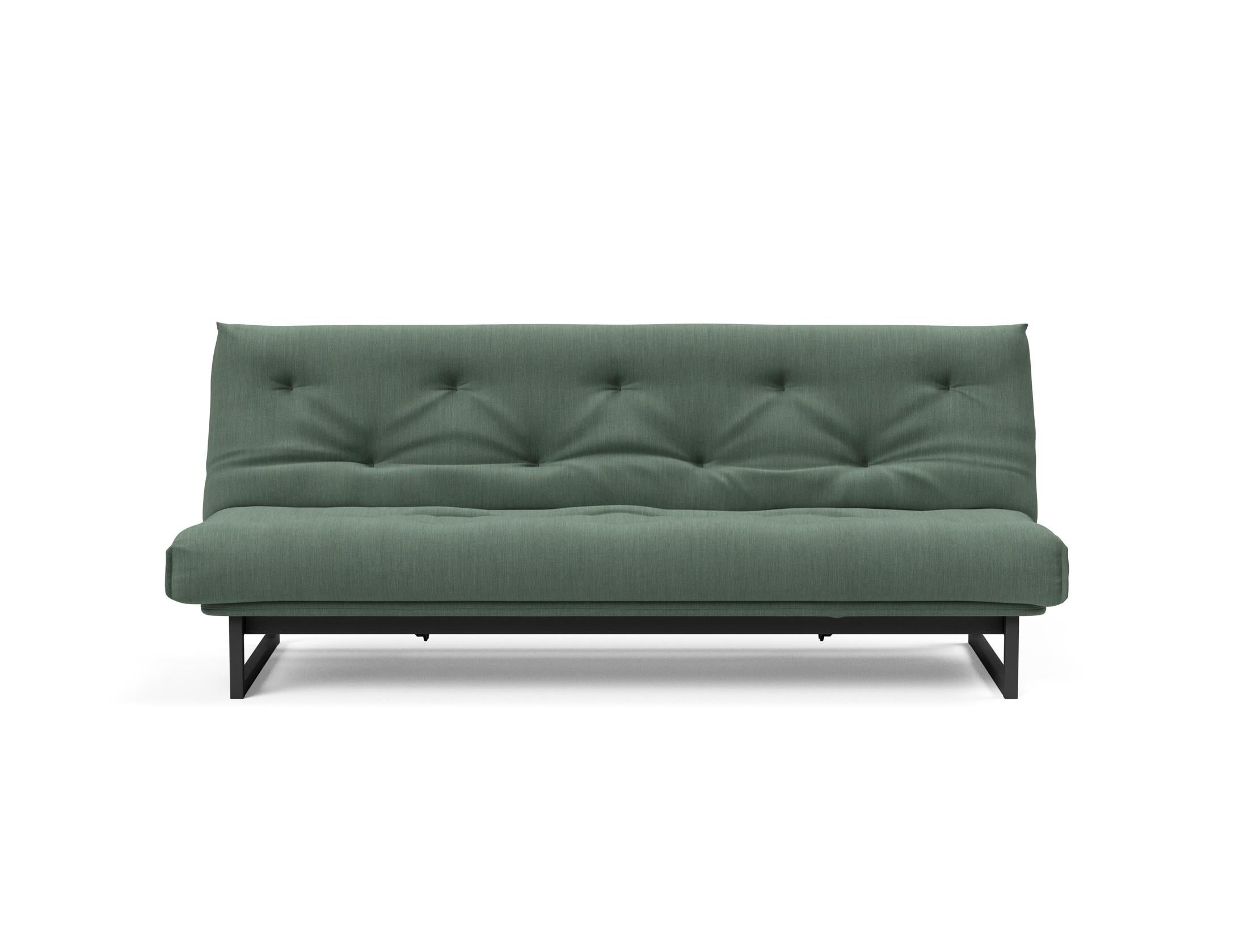 Fraction 120 Bettsofa Nordic: Stilvolles Schlafsofa mit weichem Soft Spring Bezug, ideal für gemütliche Nächte und zeitgemäße Einrichtung.
