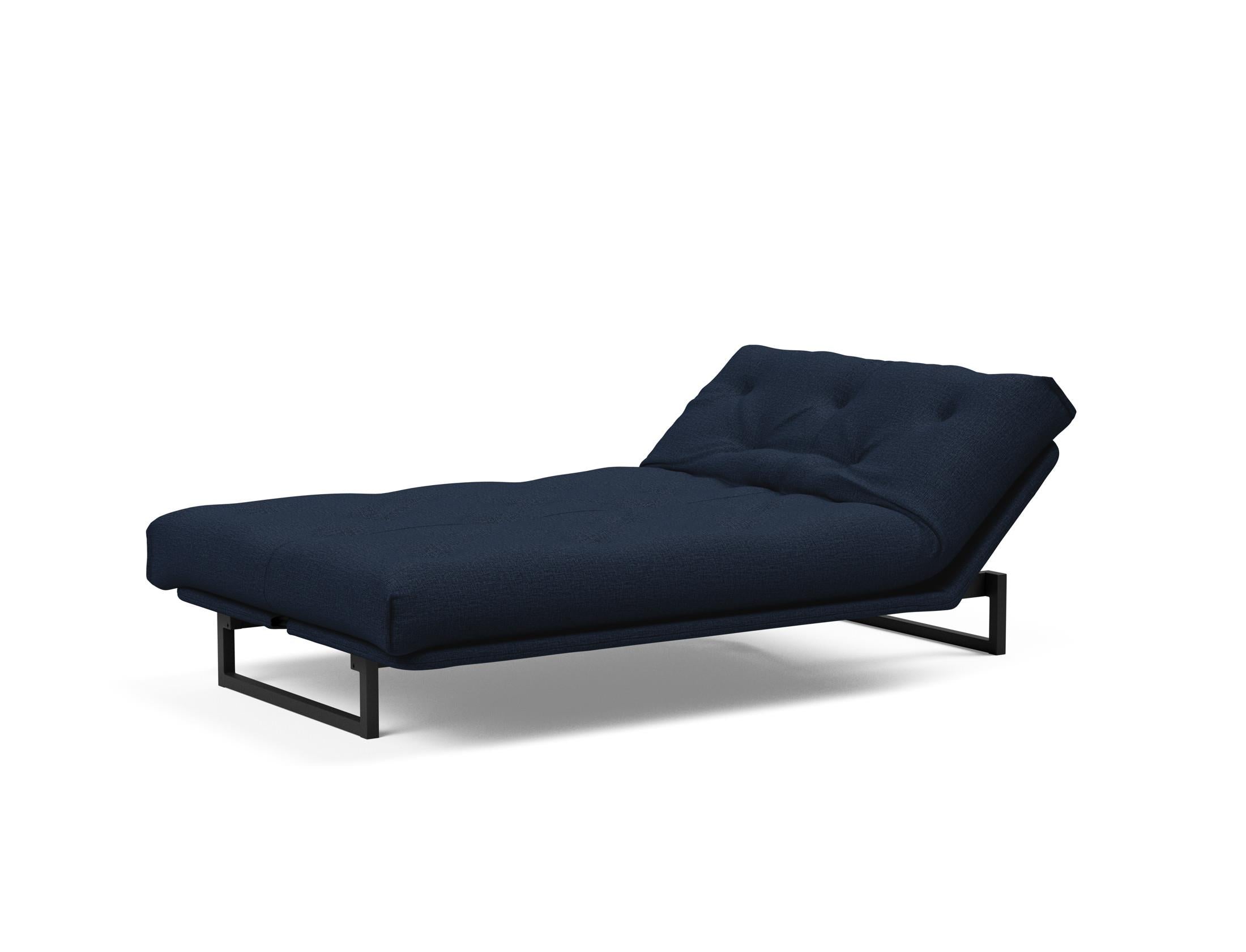 Fraction 120 Bettsofa Nordic: Stilvolles Schlafsofa mit weichem Soft Spring Bezug, ideal für gemütliche Räume und erholsame Nächte.