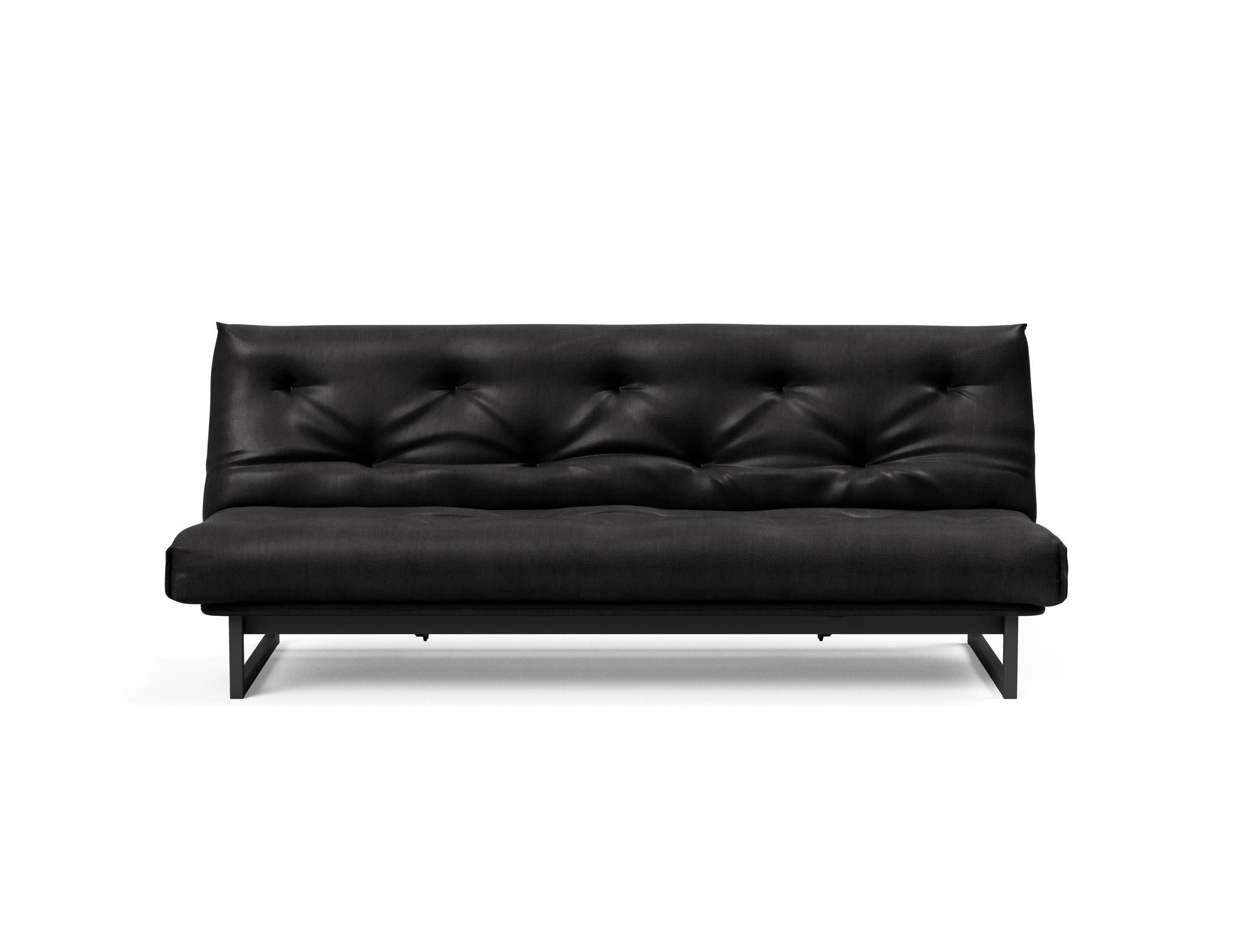 Fraction 120 Bettsofa Nordic: Elegantes Schlafsofa mit hochwertigem Soft Spring Bezug, perfekt für entspannte Nächte und modernes Wohndesign.