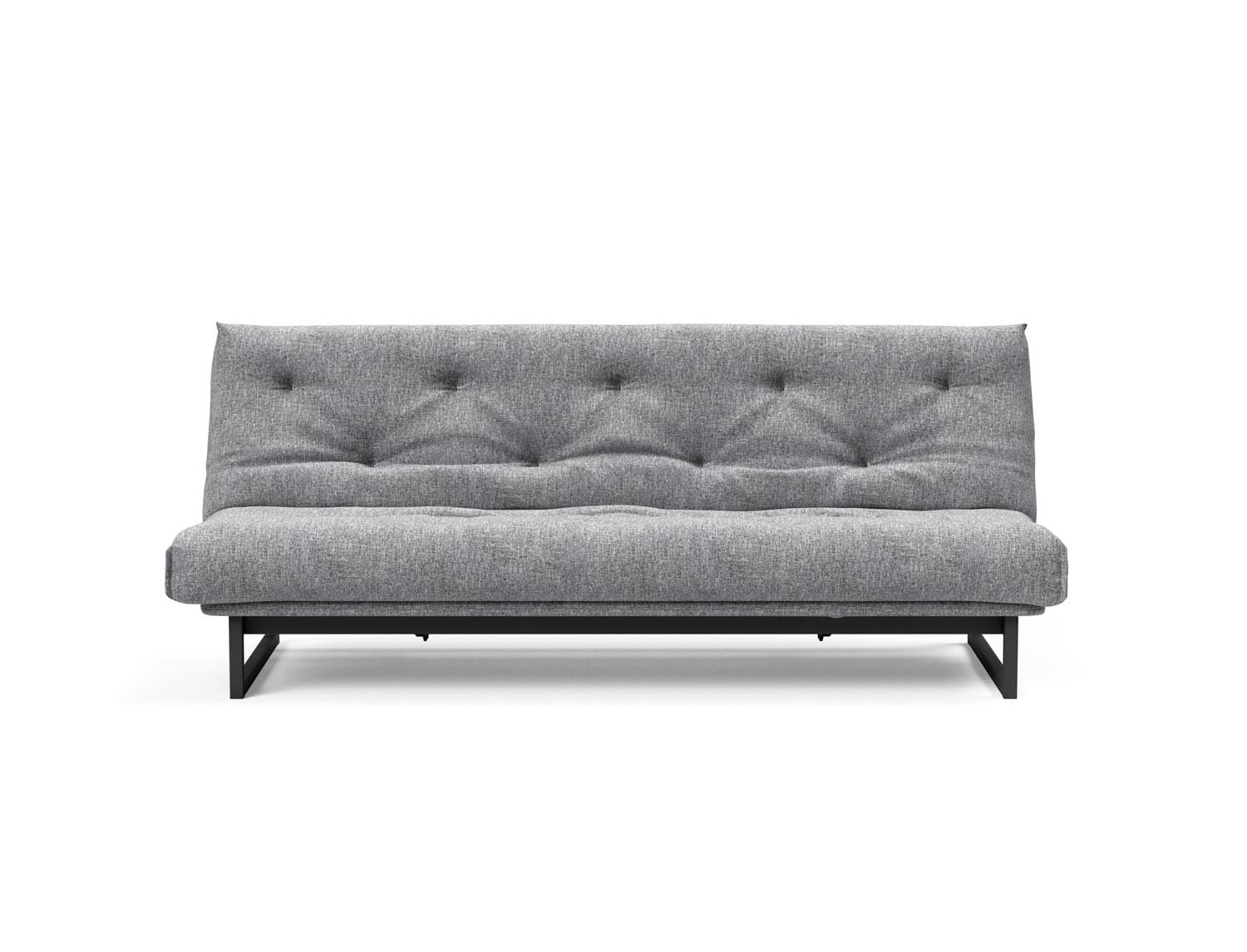Fraction 120 Bettsofa Nordic: Stilvolles Schlafsofa mit weichem Soft Spring Bezug, ideal für gemütliche Nächte und zeitgemäße Einrichtung.