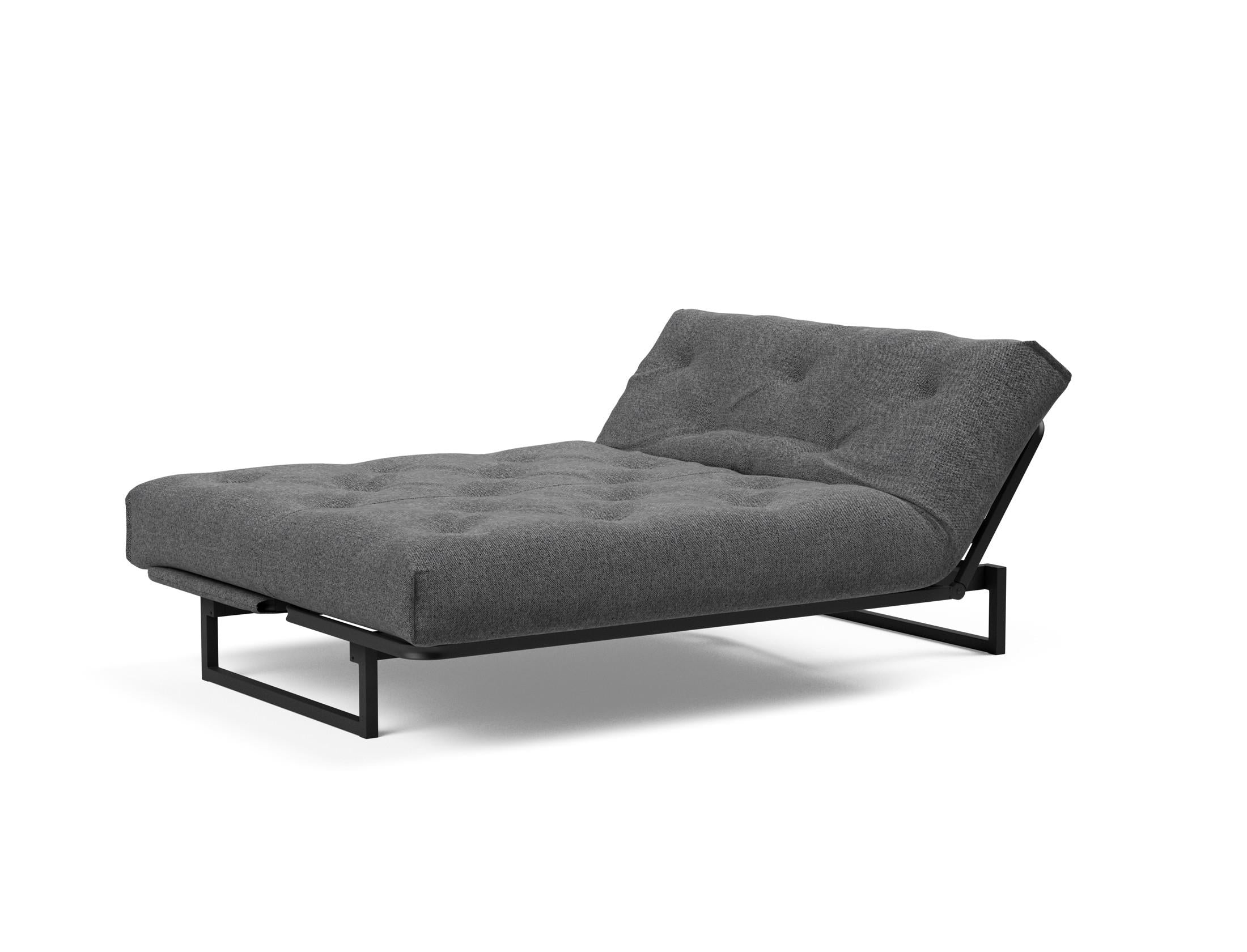 Fraction 140 Bettsofa Nordic Soft Spring: elegantes skandinavisches Design, ideal für kleine Räume, vereint Komfort und Funktionalität für erholsame Nächte.