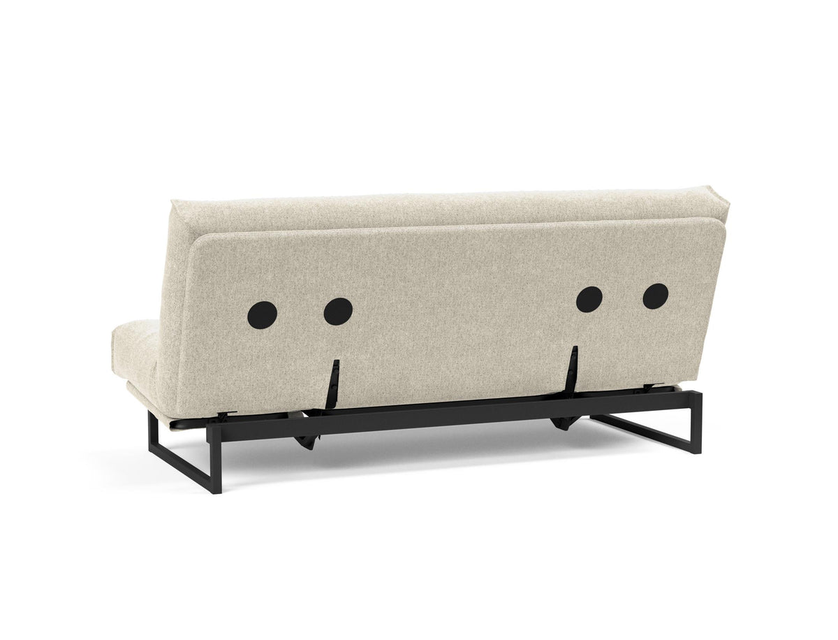 Fraction 140 Bettsofa Nordic mit Gestellbezug Soft Spring in 357 Taura Off White präsentiert im Onlineshop von KAQTU Design AG. Bettsofa ist von Innovation Living
