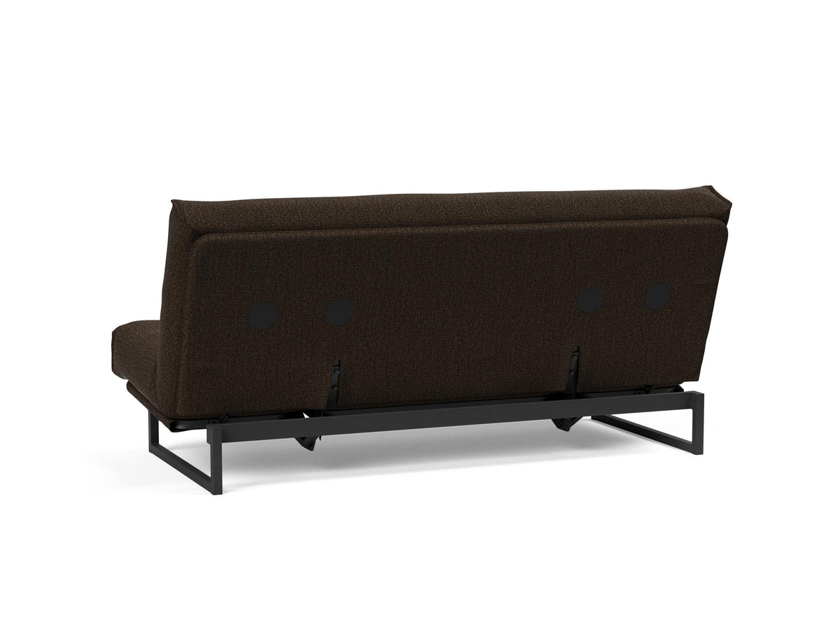 Fraction 140 Bettsofa Nordic mit Gestellbezug Soft Spring in 358 Taura Chocco präsentiert im Onlineshop von KAQTU Design AG. Bettsofa ist von Innovation Living