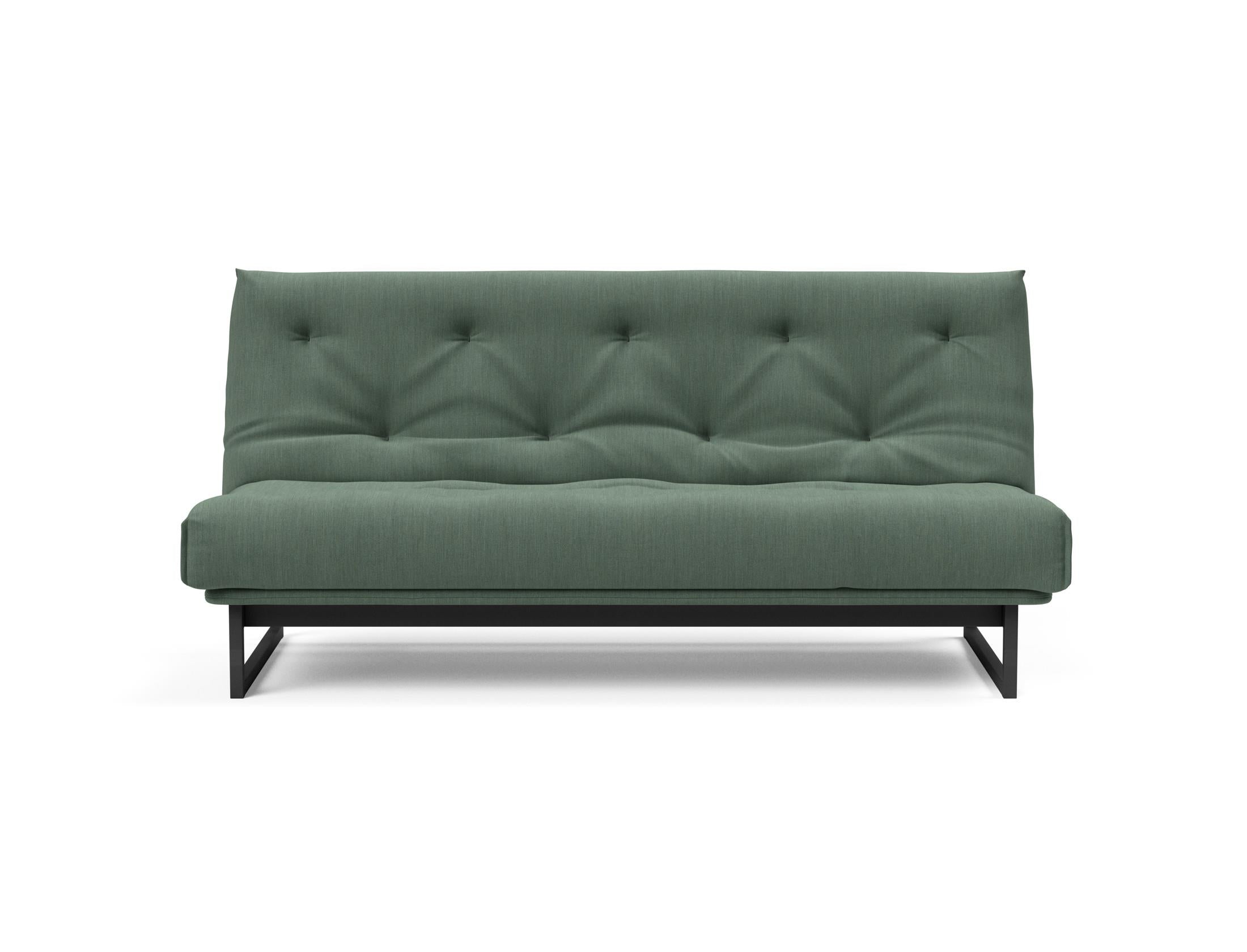 Fraction 140 Bettsofa Nordic: Elegantes Design mit Soft Spring Bezug. Perfekt für gemütliche Abende und als praktische Schlafgelegenheit.