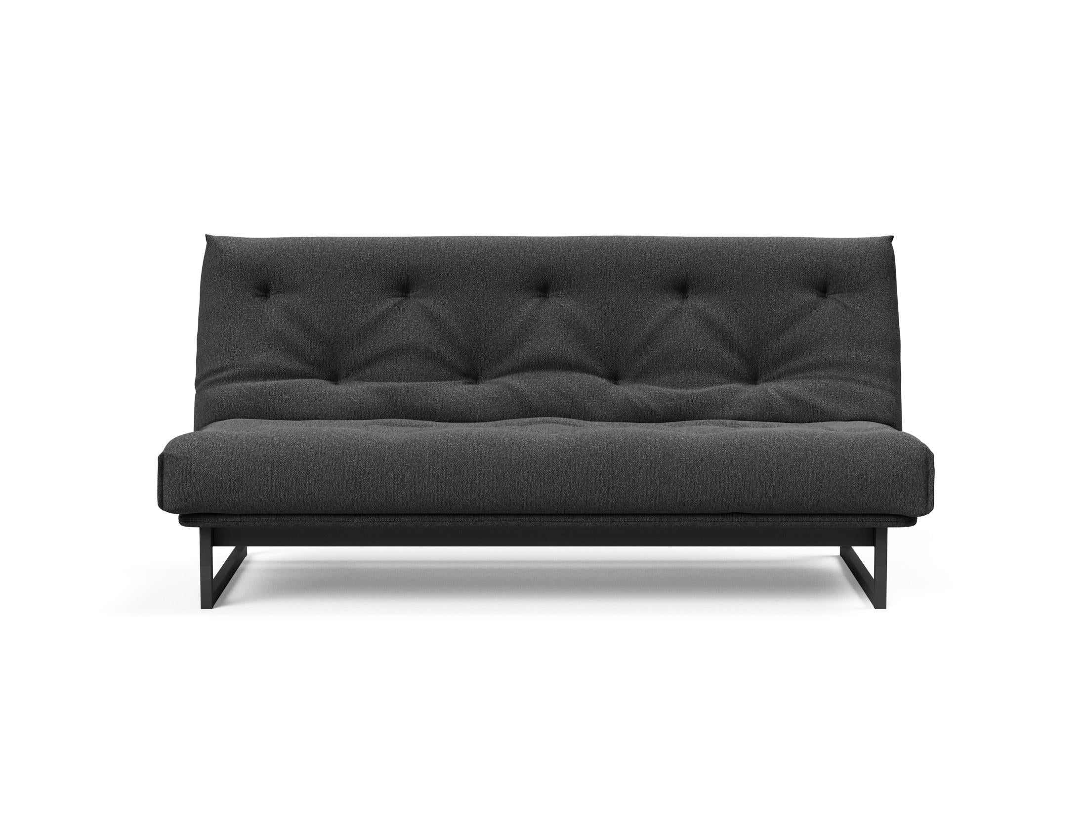 Stylisches Fraction 140 Bettsofa von Innovation Living, ideal für kleine Räume, bietet skandinavisches Design und hohen Sitzkomfort.