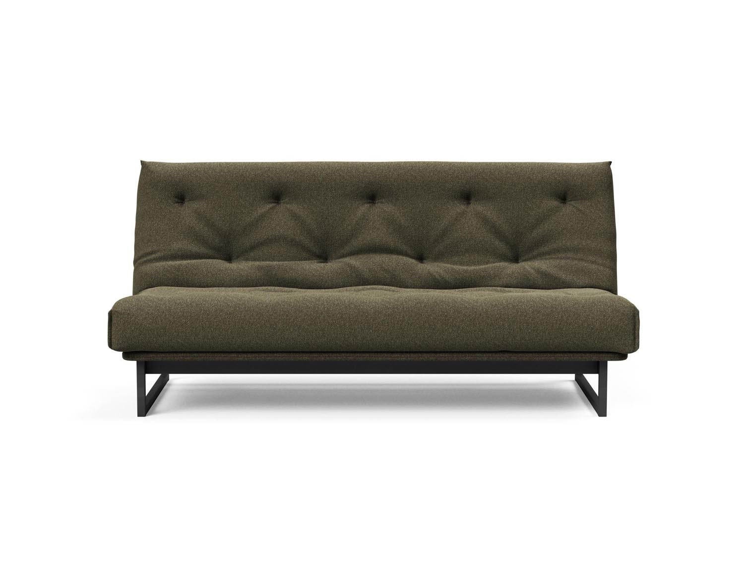 Stylisches Fraction 140 Bettsofa von Innovation Living, ideal für kleine Räume, bietet skandinavisches Design und hohen Sitzkomfort.