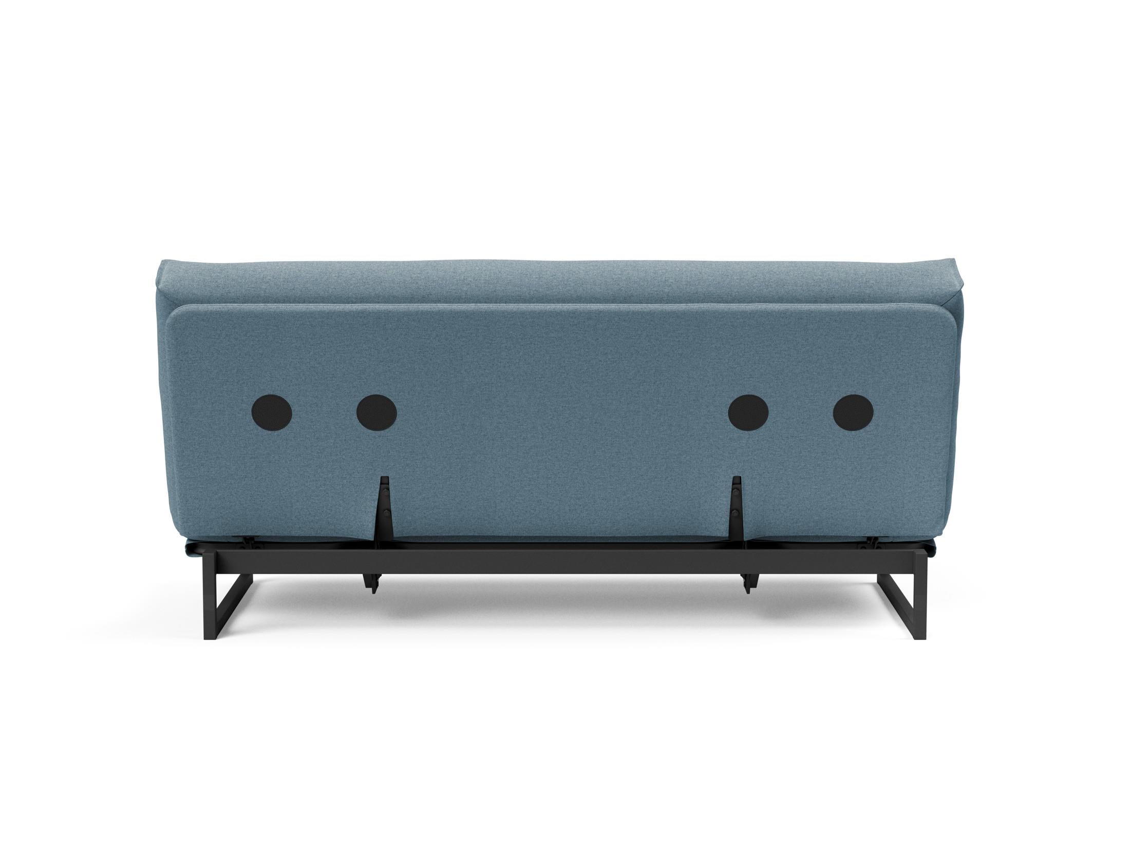 Fraction 140 Bettsofa Nordic: Stilvolles Sofa mit Soft Spring Bezug. Ideal für entspannte Stunden und als komfortable Schlaflösung.