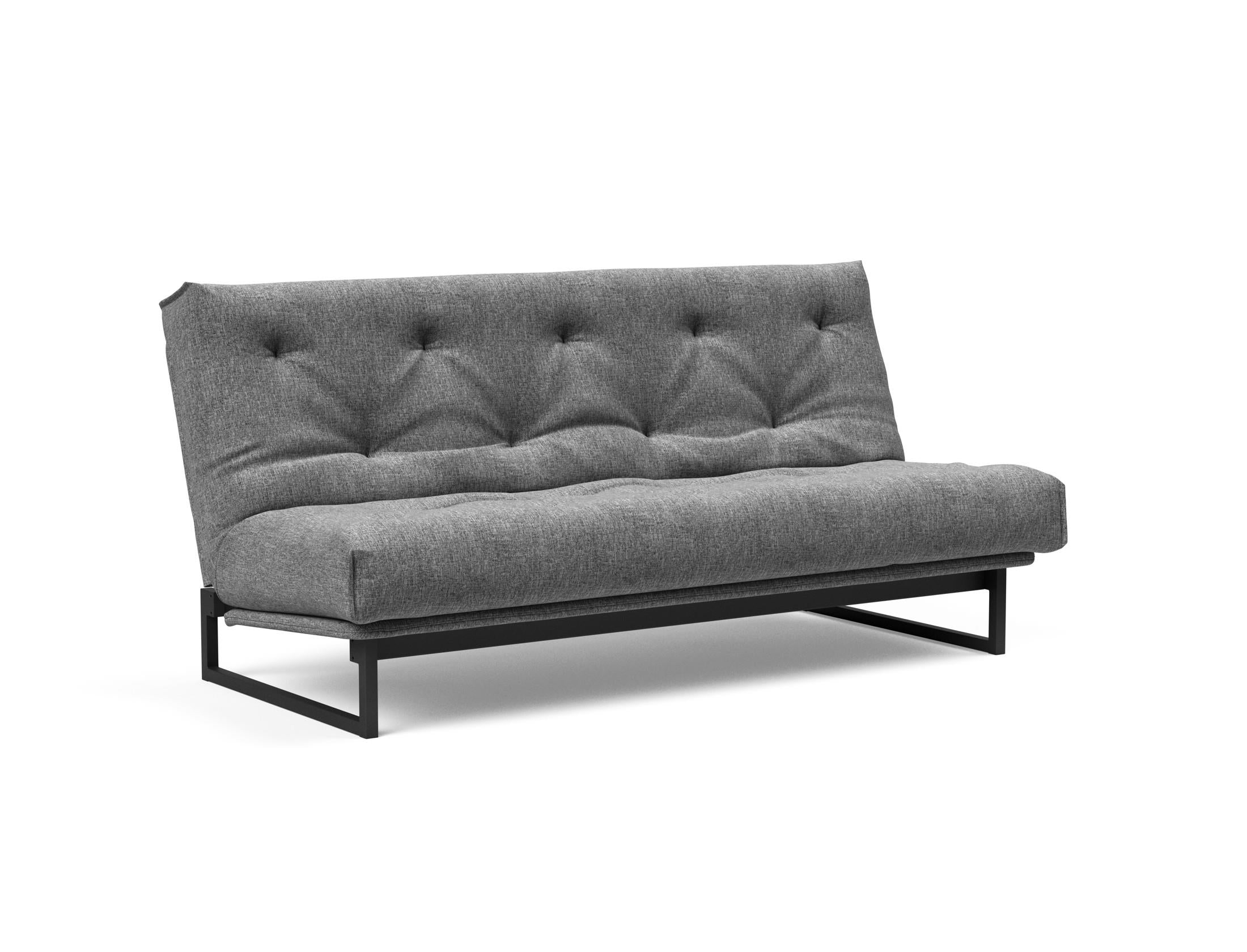 Fraction 140 Bettsofa Nordic: Stilvolles Sofa mit Soft Spring Bezug. Ideal für entspannte Stunden und als komfortable Schlaflösung.