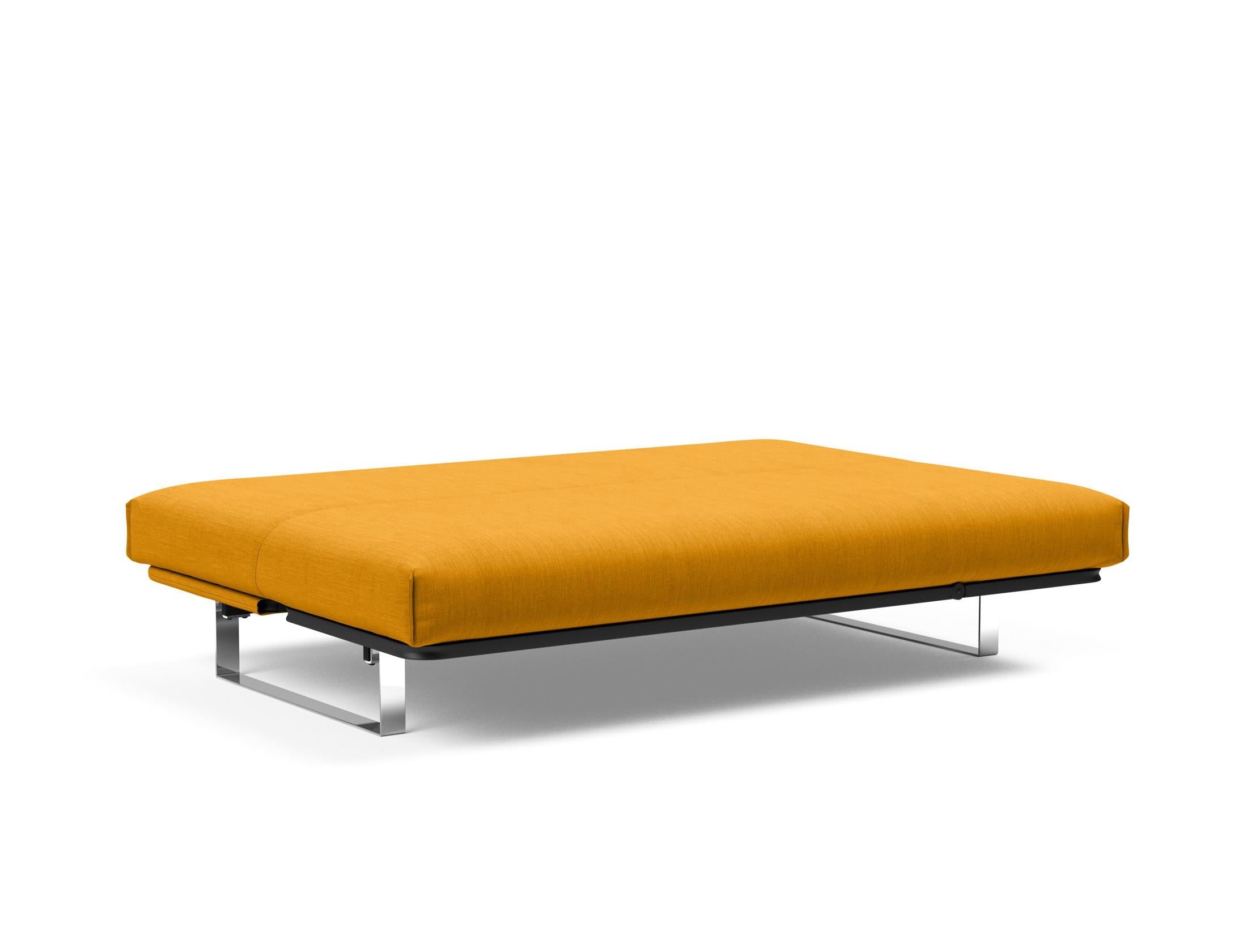 Entdecken Sie das Minimum Bettsofa 140 Nordic Cover von Innovation Living: stilvolles skandinavisches Design, komfortable Soft Spring Matratze und vielseitige Nutzungsmöglichkeiten.