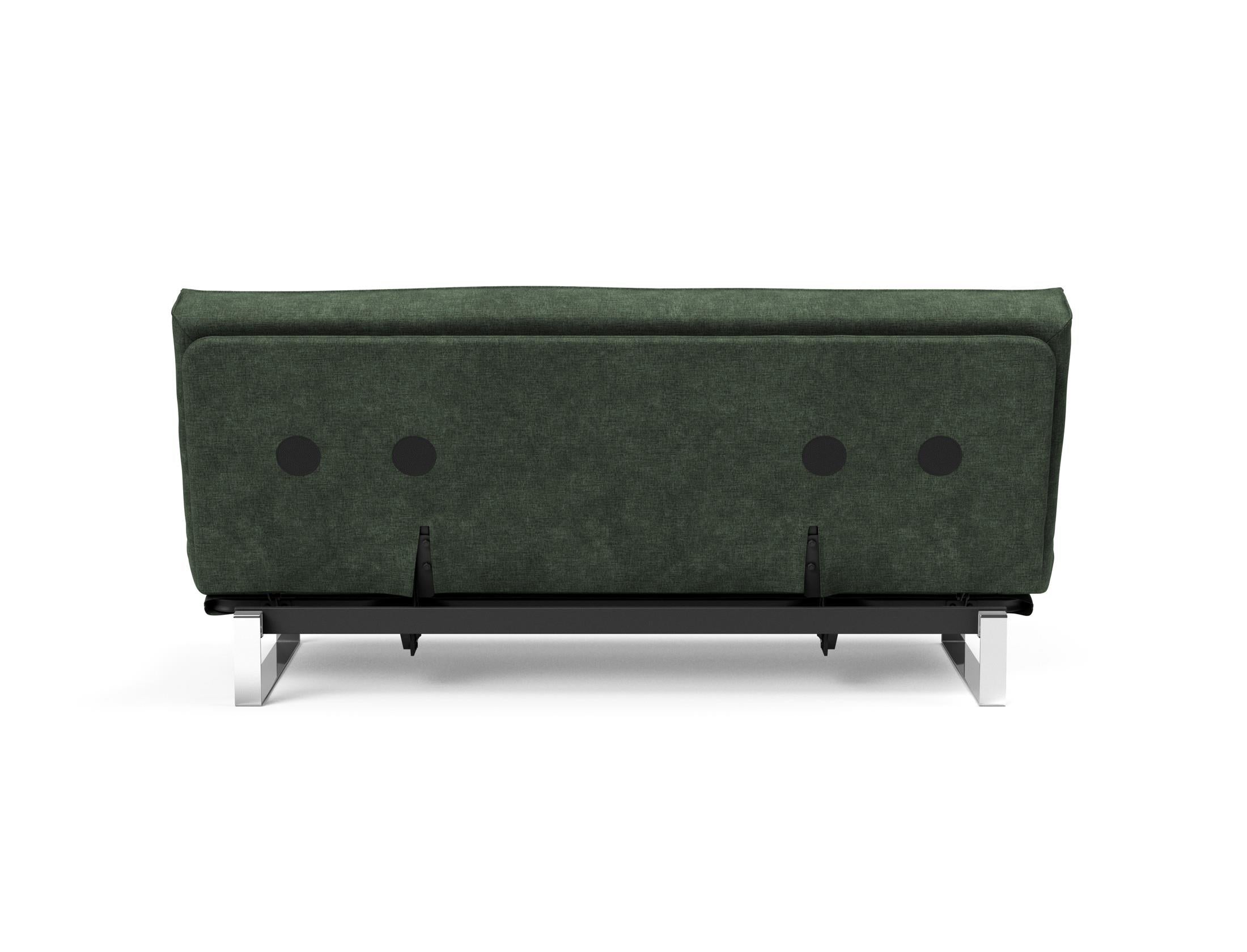Entdecken Sie das Minimum Bettsofa 140 Sharp Plus Cover – ein stilvolles, funktionales Möbelstück mit langlebigem Metallrahmen und komfortabler Matratze für jeden Raum.