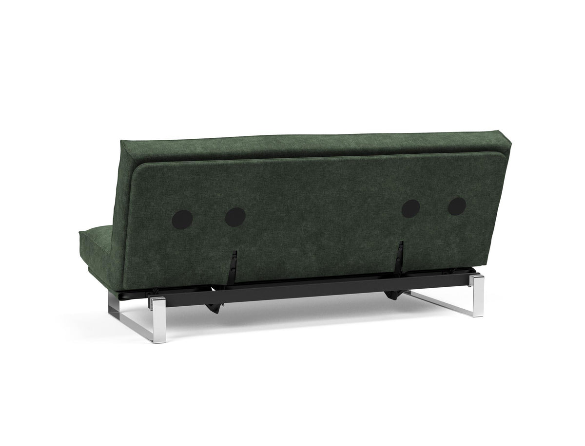 Minimum Bettsofa 140 Sharp Plus Cover mit Gestellbezug Soft Spring in 281 Avella Pine Green präsentiert im Onlineshop von KAQTU Design AG. Bettsofa ist von Innovation Living