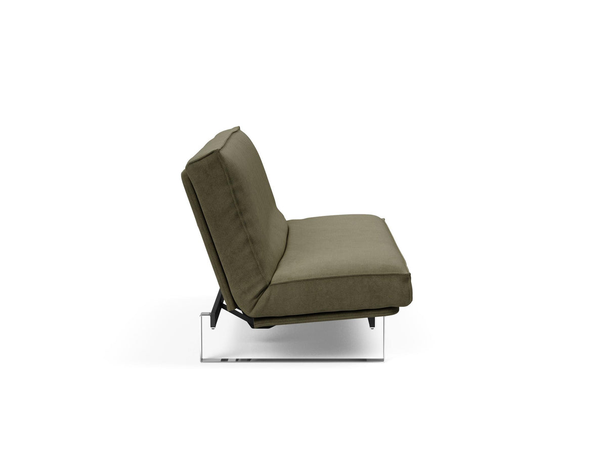 Minimum Bettsofa 140 Sharp Plus Cover mit Gestellbezug Soft Spring in 316 Cordufine Pine Green präsentiert im Onlineshop von KAQTU Design AG. Bettsofa ist von Innovation Living