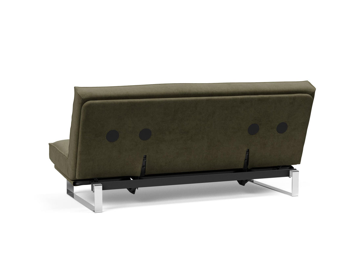 Minimum Bettsofa 140 Sharp Plus Cover mit Gestellbezug Soft Spring in 316 Cordufine Pine Green präsentiert im Onlineshop von KAQTU Design AG. Bettsofa ist von Innovation Living