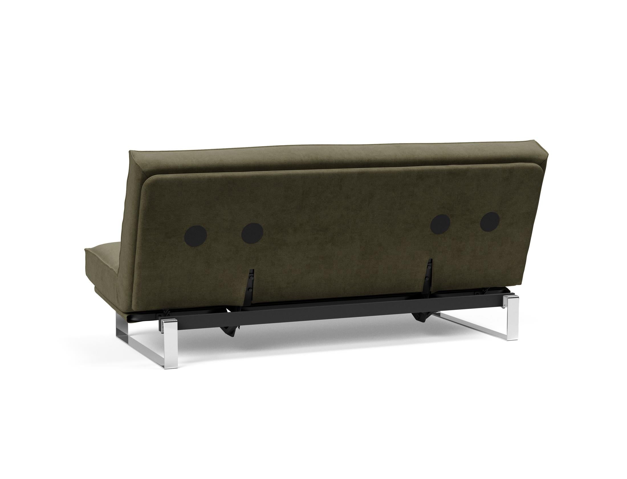 Entdecken Sie das Minimum Bettsofa 140 Sharp Plus Cover – ein stilvolles, funktionales Möbelstück mit langlebigem Metallrahmen und komfortabler Matratze für jeden Raum.