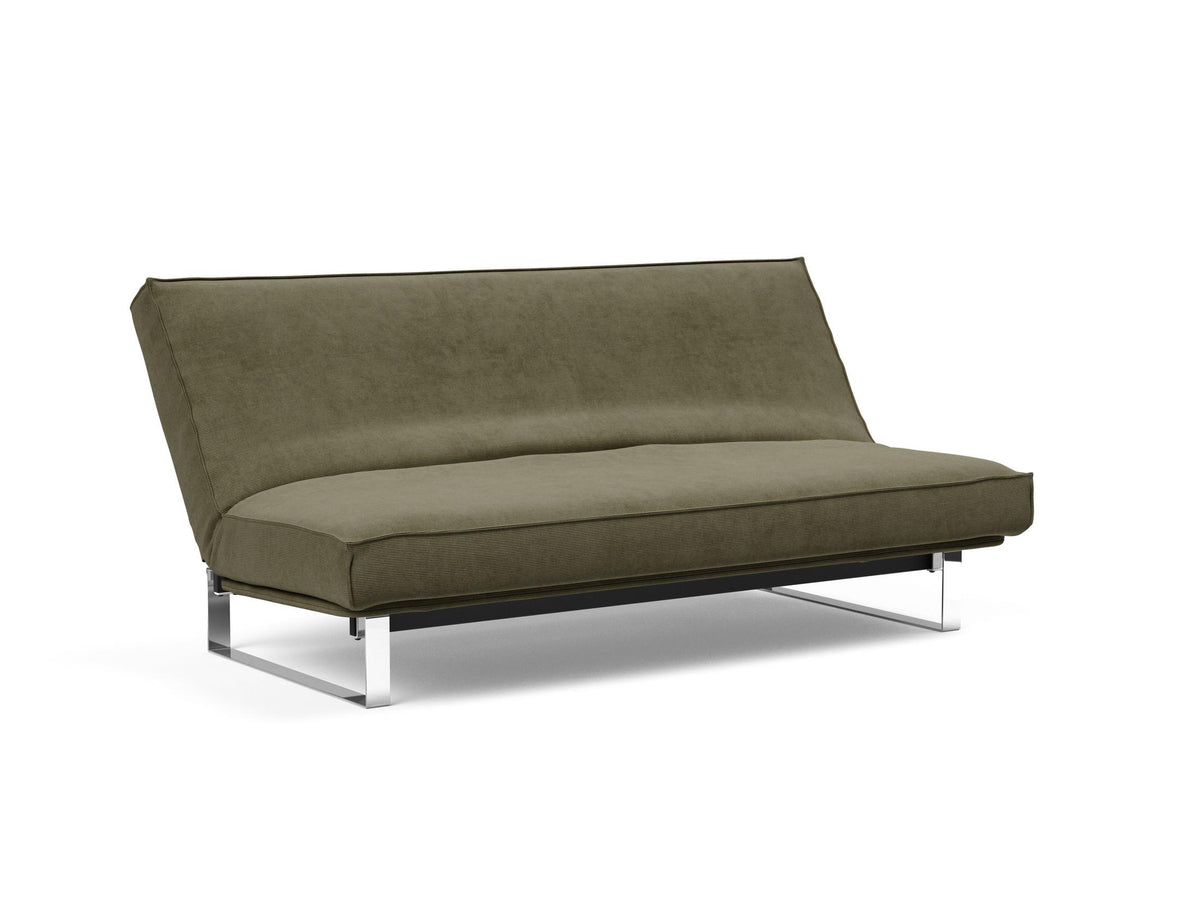 Minimum Bettsofa 140 Sharp Plus Cover mit Gestellbezug Soft Spring in 316 Cordufine Pine Green präsentiert im Onlineshop von KAQTU Design AG. Bettsofa ist von Innovation Living