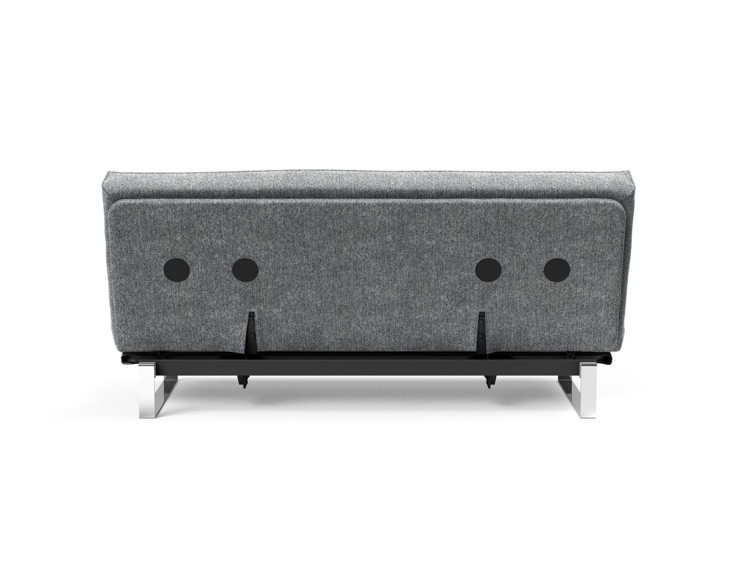 Erleben Sie das Minimum Bettsofa 140 Sharp Plus Cover von Innovation Living – stilvoll, vielseitig und mit bequemer Soft Spring Polsterung für besten Schlafkomfort.