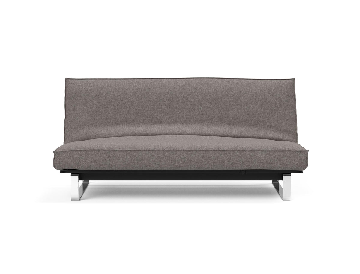 Minimum Bettsofa 140 Sharp Plus Cover Soft Spring in 521 Mixed Dance Grey präsentiert im Onlineshop von KAQTU Design AG. Bettsofa ist von Innovation Living