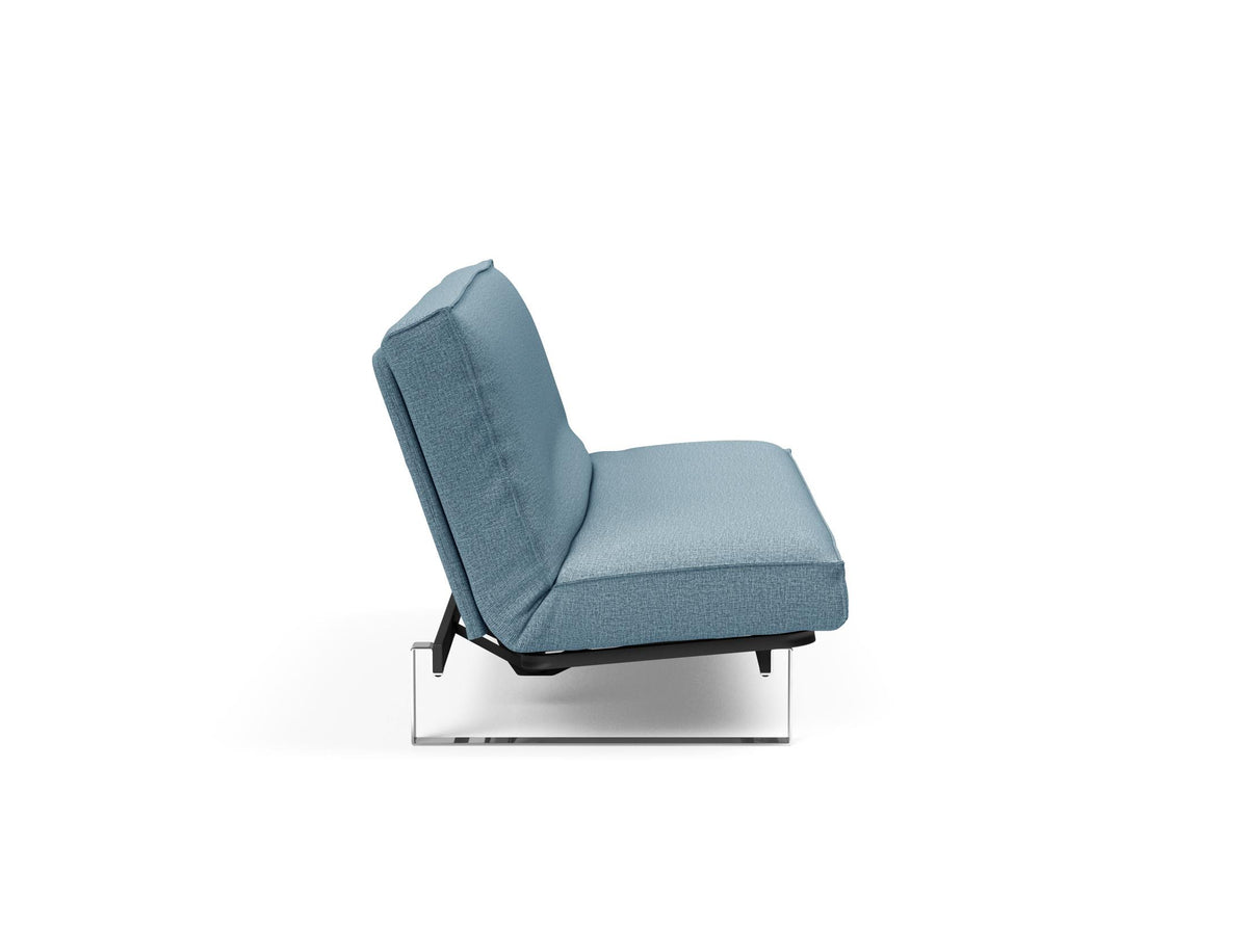 Minimum Bettsofa 140 Sharp Plus Cover Soft Spring in 525 Mixed Dance Light Blue präsentiert im Onlineshop von KAQTU Design AG. Bettsofa ist von Innovation Living