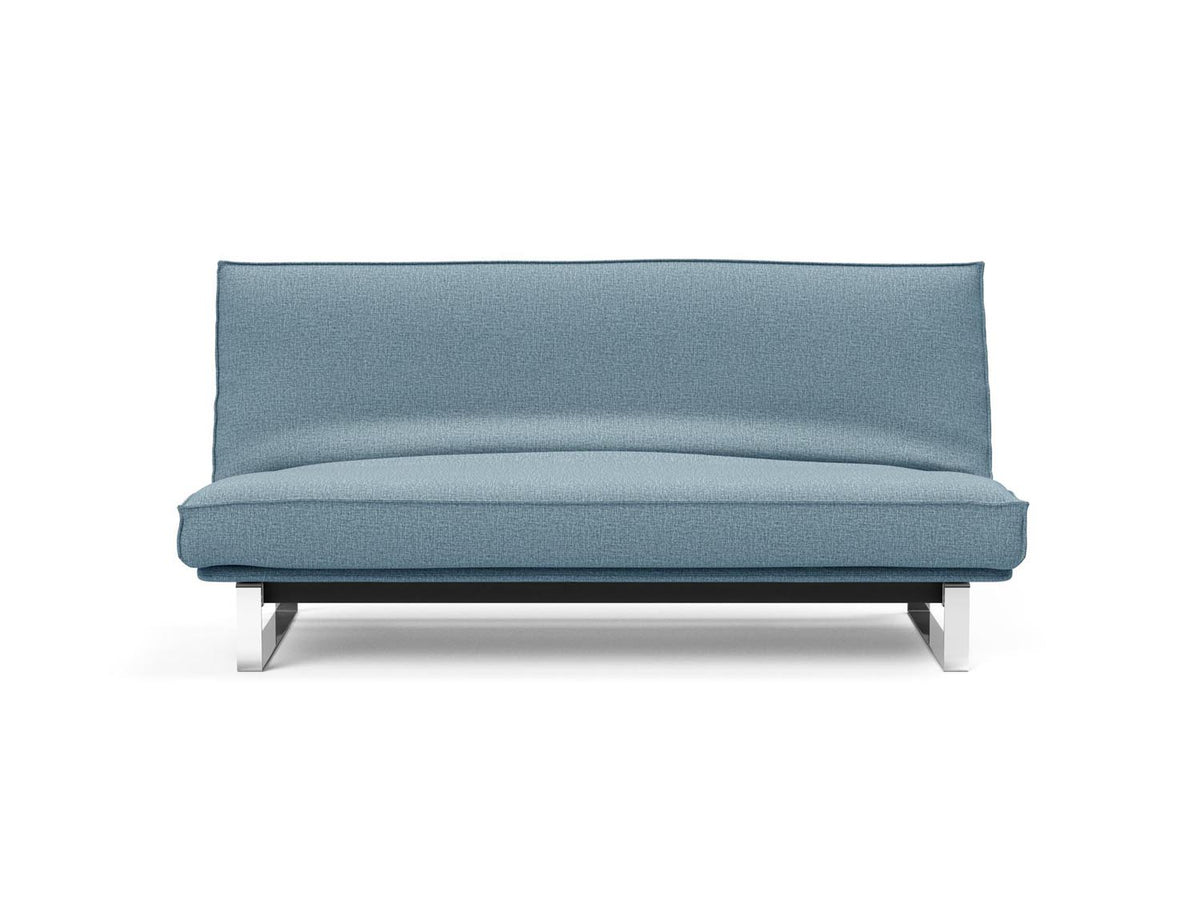 Minimum Bettsofa 140 Sharp Plus Cover mit Gestellbezug Soft Spring in 525 Mixed Dance Light Blue präsentiert im Onlineshop von KAQTU Design AG. Bettsofa ist von Innovation Living