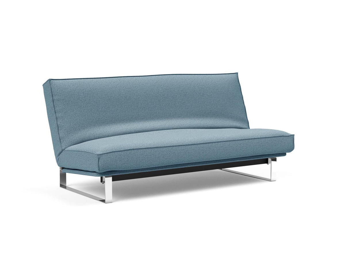 Minimum Bettsofa 140 Sharp Plus Cover mit Gestellbezug Soft Spring in 525 Mixed Dance Light Blue präsentiert im Onlineshop von KAQTU Design AG. Bettsofa ist von Innovation Living