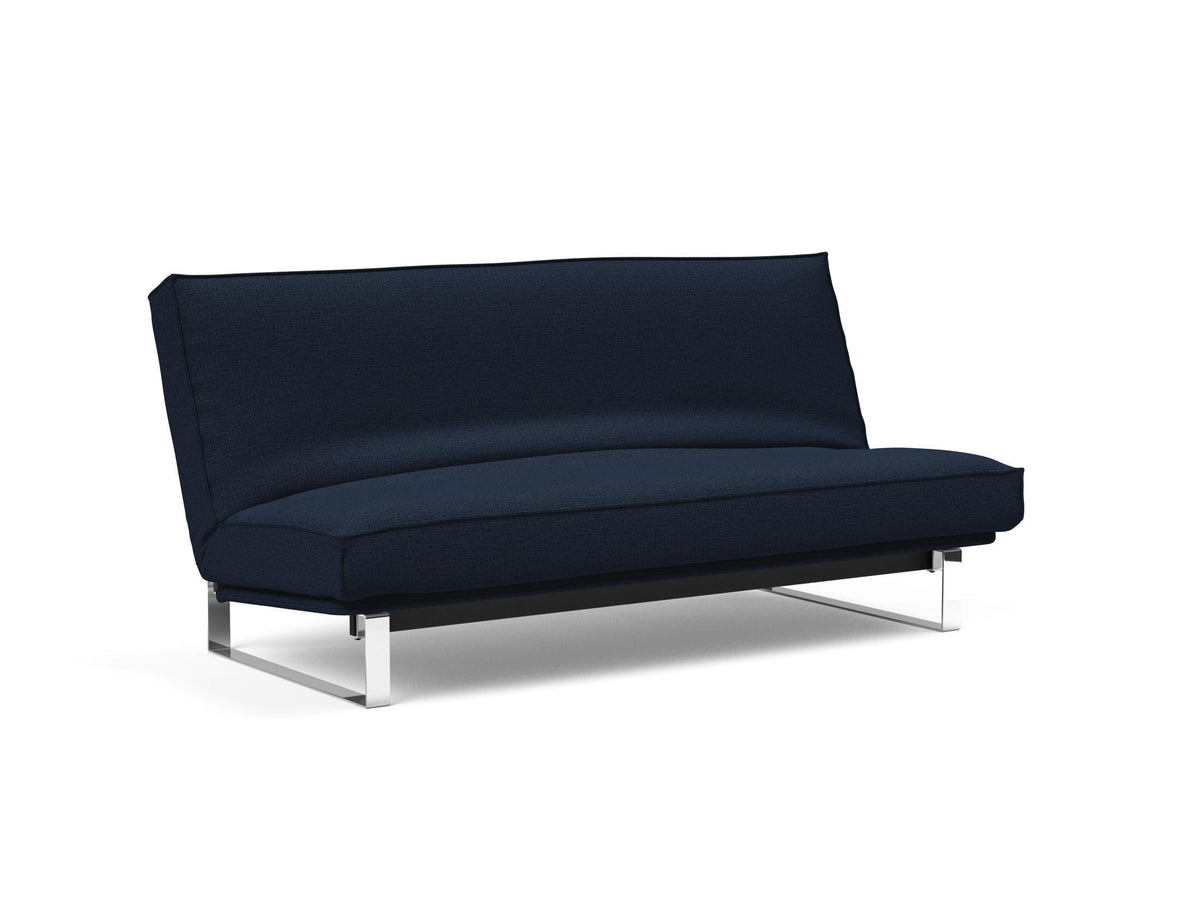 Minimum Bettsofa 140 Sharp Plus Cover mit Gestellbezug Soft Spring in 528 Mixed Dance Blue präsentiert im Onlineshop von KAQTU Design AG. Bettsofa ist von Innovation Living