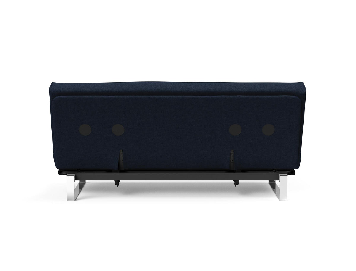 Minimum Bettsofa 140 Sharp Plus Cover mit Gestellbezug Soft Spring in 528 Mixed Dance Blue präsentiert im Onlineshop von KAQTU Design AG. Bettsofa ist von Innovation Living