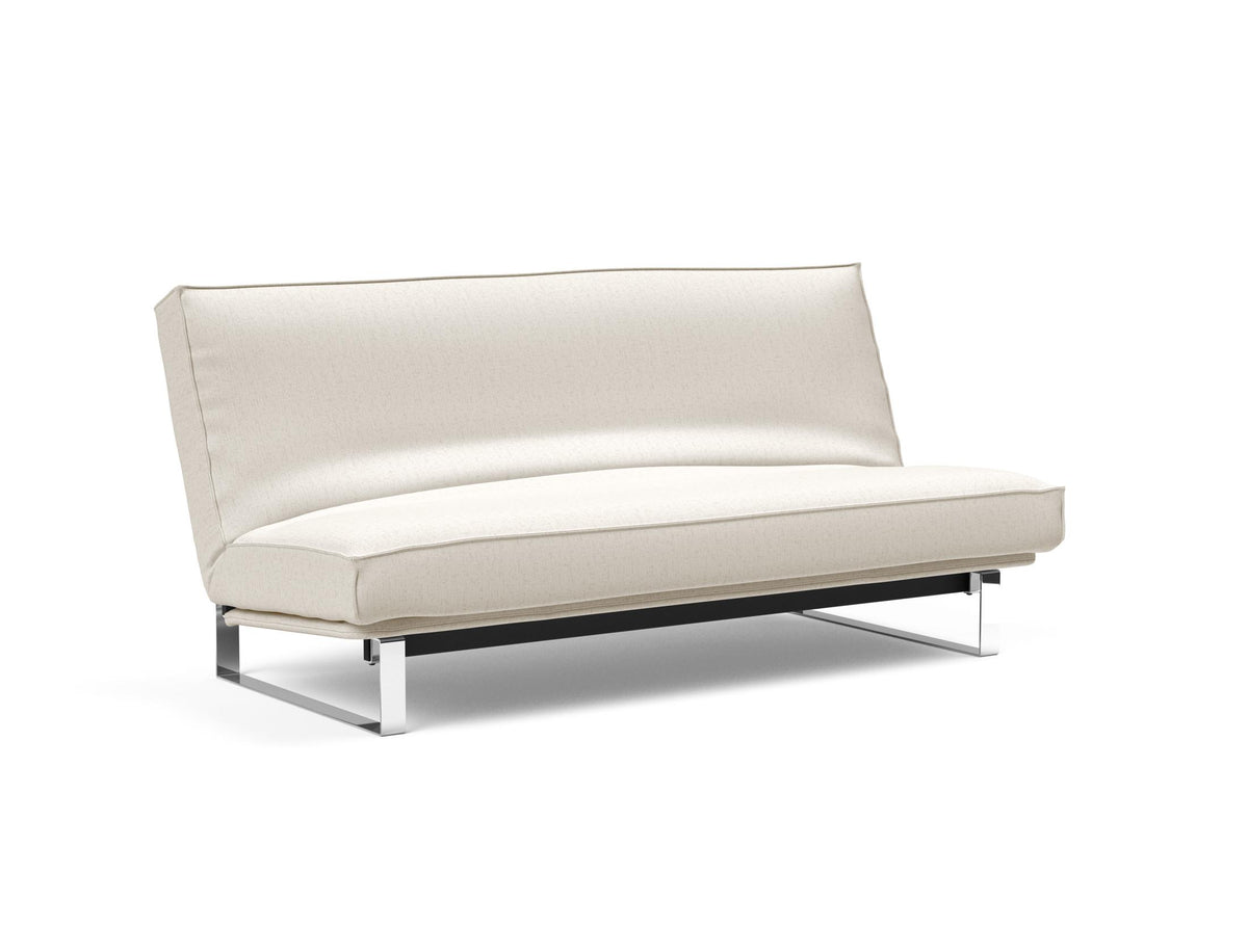 Minimum Bettsofa 140 Sharp Plus Cover mit Gestellbezug Soft Spring in 531 Bouclé Off White präsentiert im Onlineshop von KAQTU Design AG. Bettsofa ist von Innovation Living