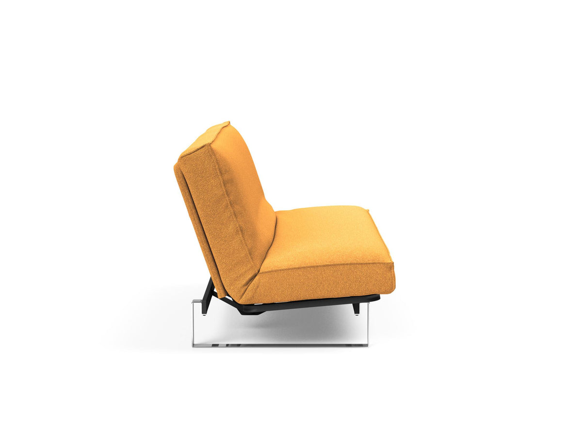 Minimum Bettsofa 140 Sharp Plus Cover mit Gestellbezug Soft Spring in 536 Bouclé Ochre präsentiert im Onlineshop von KAQTU Design AG. Bettsofa ist von Innovation Living
