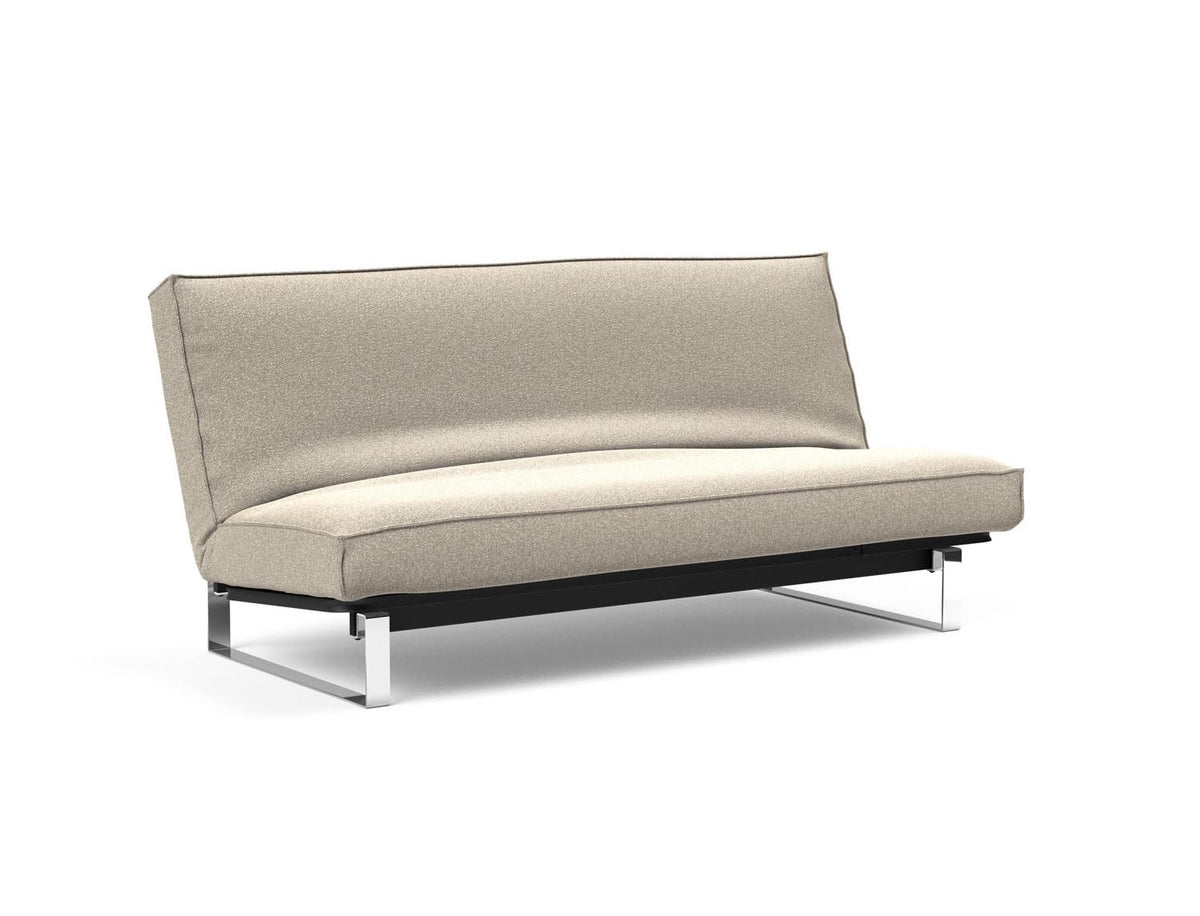 Minimum Bettsofa 140 Sharp Plus Cover mit Gestellbezug Soft Spring in 539 Bouclé Beige präsentiert im Onlineshop von KAQTU Design AG. Bettsofa ist von Innovation Living