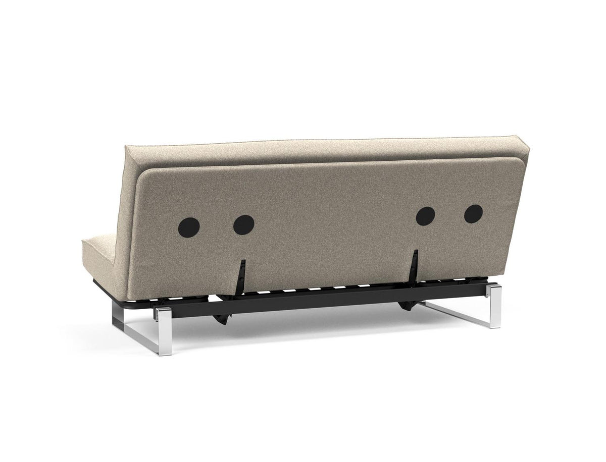Minimum Bettsofa 140 Sharp Plus Cover mit Gestellbezug Soft Spring in 539 Bouclé Beige präsentiert im Onlineshop von KAQTU Design AG. Bettsofa ist von Innovation Living