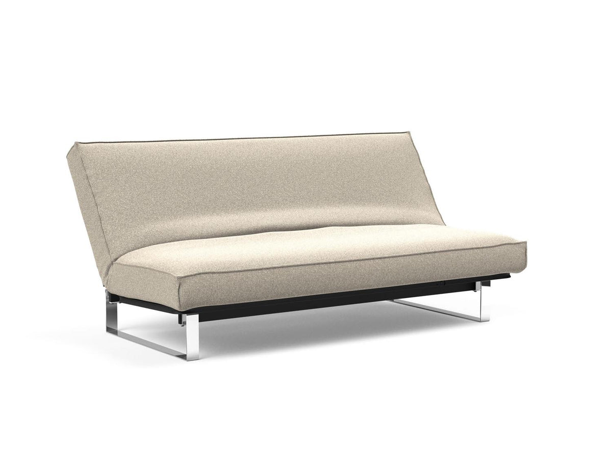 Minimum Bettsofa 140 Sharp Plus Cover mit Gestellbezug Soft Spring in 539 Bouclé Beige präsentiert im Onlineshop von KAQTU Design AG. Bettsofa ist von Innovation Living