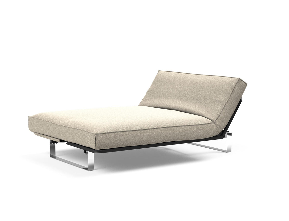 Minimum Bettsofa 140 Sharp Plus Cover mit Gestellbezug Soft Spring in 539 Bouclé Beige präsentiert im Onlineshop von KAQTU Design AG. Bettsofa ist von Innovation Living