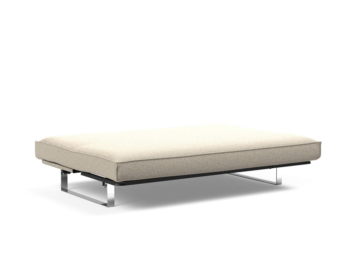 Minimum Bettsofa 140 Sharp Plus Cover mit Gestellbezug Soft Spring in 539 Bouclé Beige präsentiert im Onlineshop von KAQTU Design AG. Bettsofa ist von Innovation Living