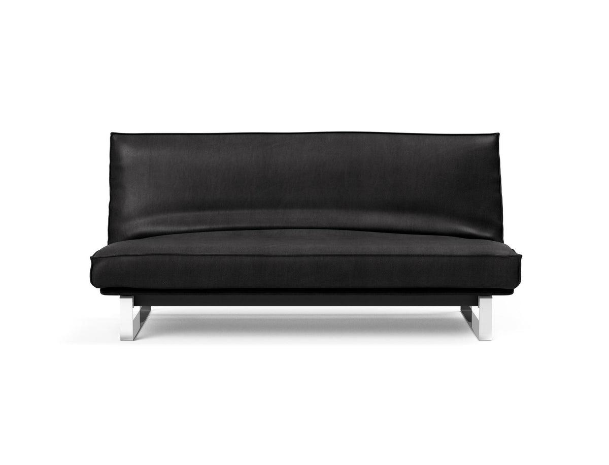 Minimum Bettsofa 140 Sharp Plus Cover mit Gestellbezug Soft Spring in 550 Faunal Black präsentiert im Onlineshop von KAQTU Design AG. Bettsofa ist von Innovation Living