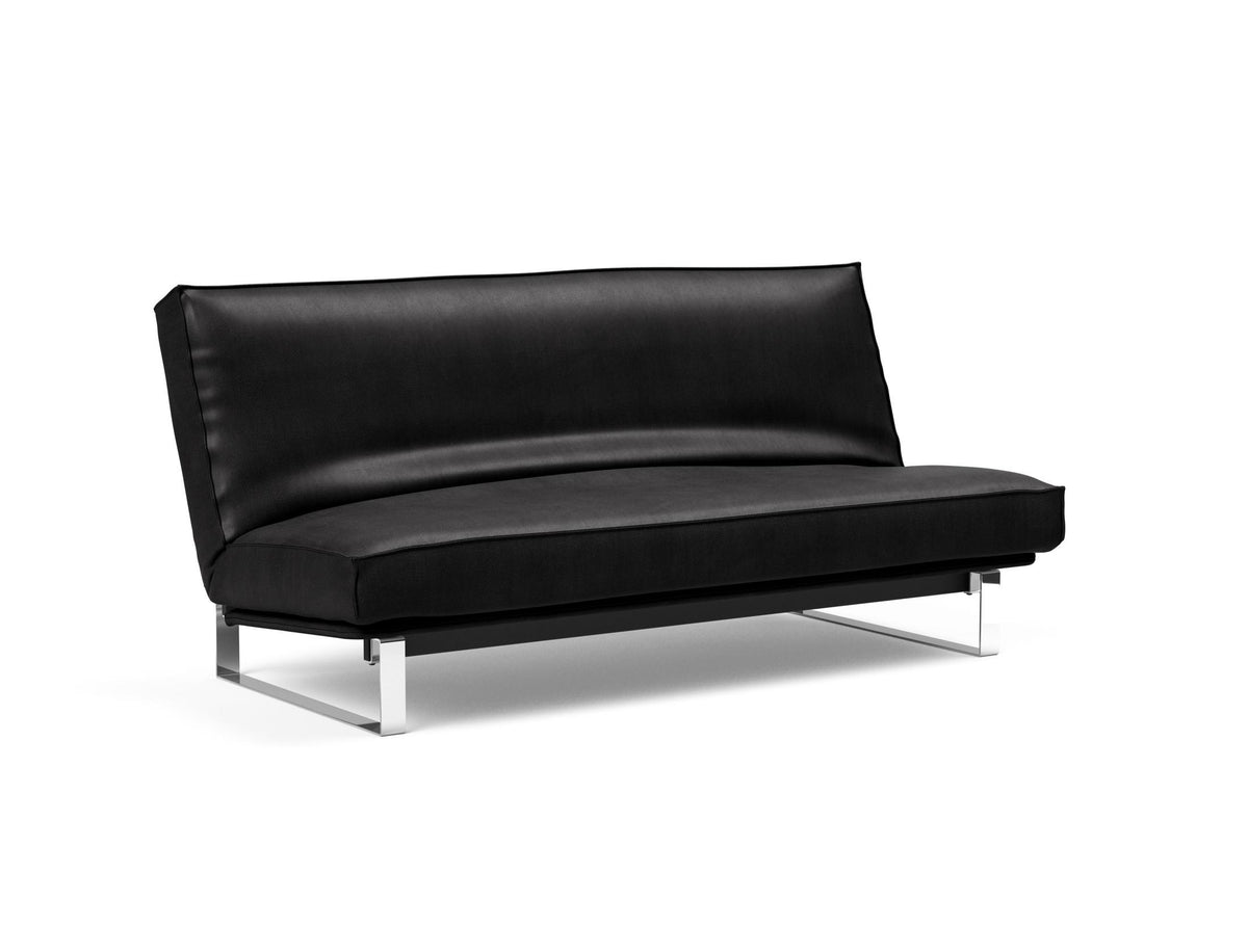 Minimum Bettsofa 140 Sharp Plus Cover mit Gestellbezug Soft Spring in 550 Faunal Black präsentiert im Onlineshop von KAQTU Design AG. Bettsofa ist von Innovation Living