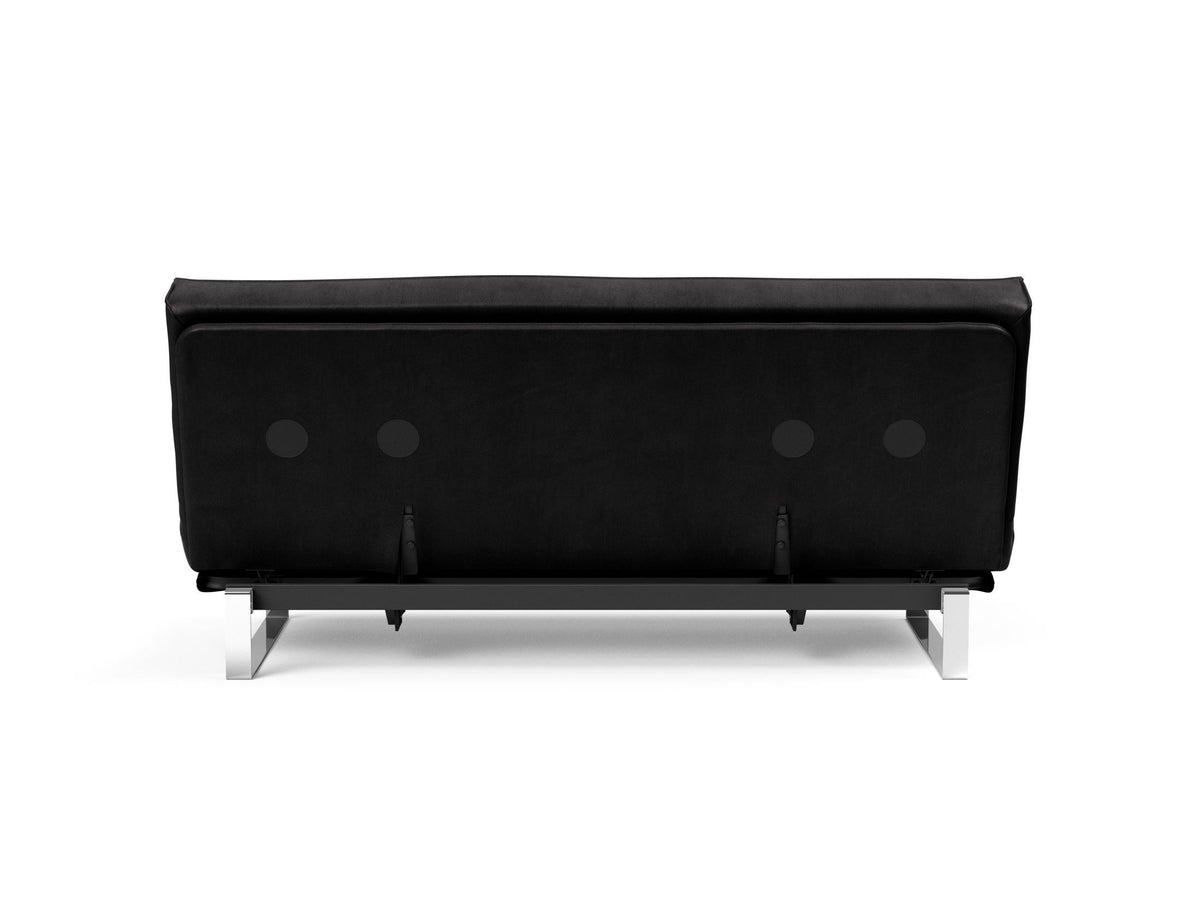 Minimum Bettsofa 140 Sharp Plus Cover mit Gestellbezug Soft Spring in 550 Faunal Black präsentiert im Onlineshop von KAQTU Design AG. Bettsofa ist von Innovation Living
