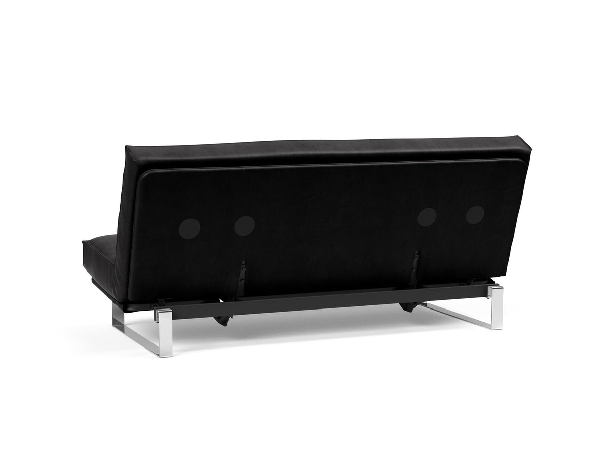 Minimum Bettsofa 140 Sharp Plus Cover mit Gestellbezug Soft Spring in 550 Faunal Black präsentiert im Onlineshop von KAQTU Design AG. Bettsofa ist von Innovation Living