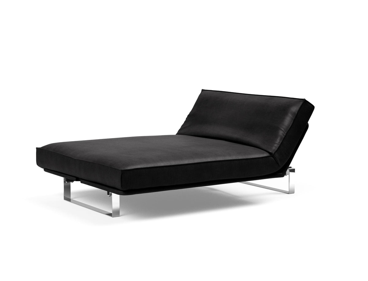 Minimum Bettsofa 140 Sharp Plus Cover mit Gestellbezug Soft Spring in 550 Faunal Black präsentiert im Onlineshop von KAQTU Design AG. Bettsofa ist von Innovation Living